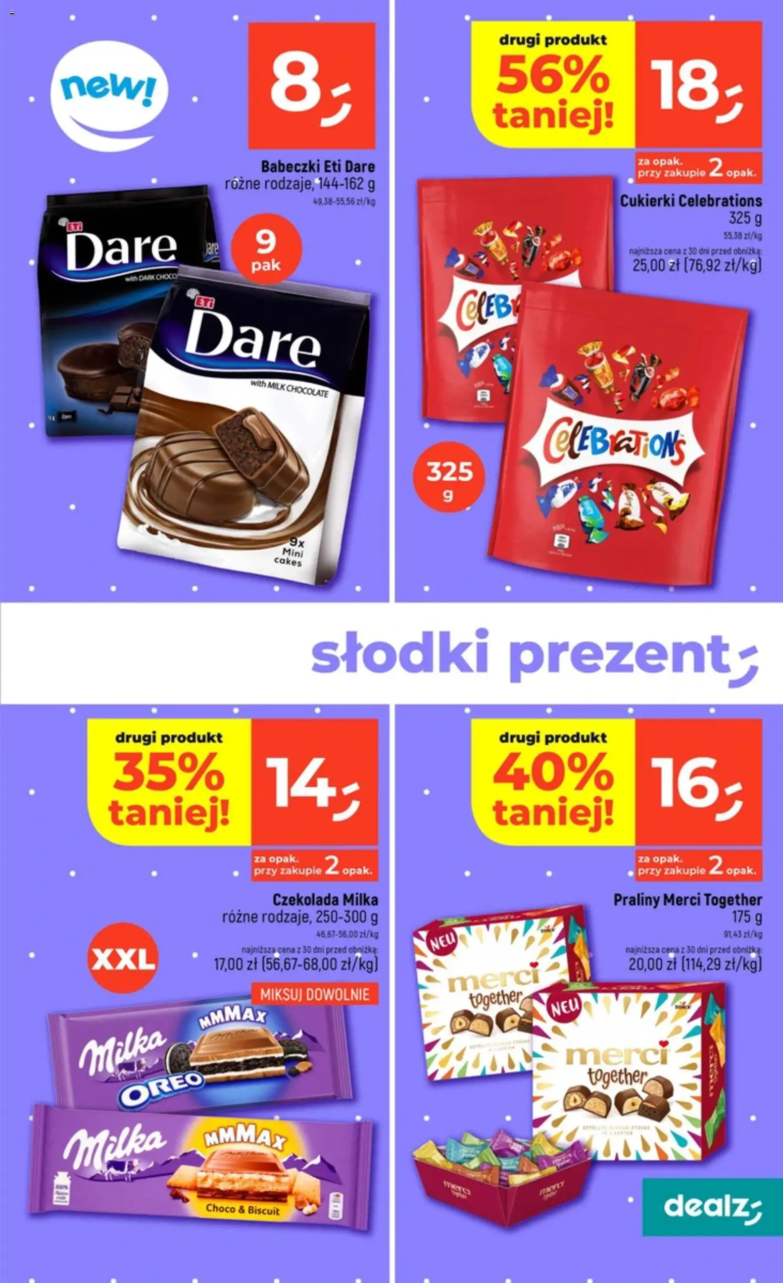 Dealz Gazetka od 15.01.2026 | Strona: 9 | Produkty: Merci, Czekolada milka, Babeczki, Czekolada