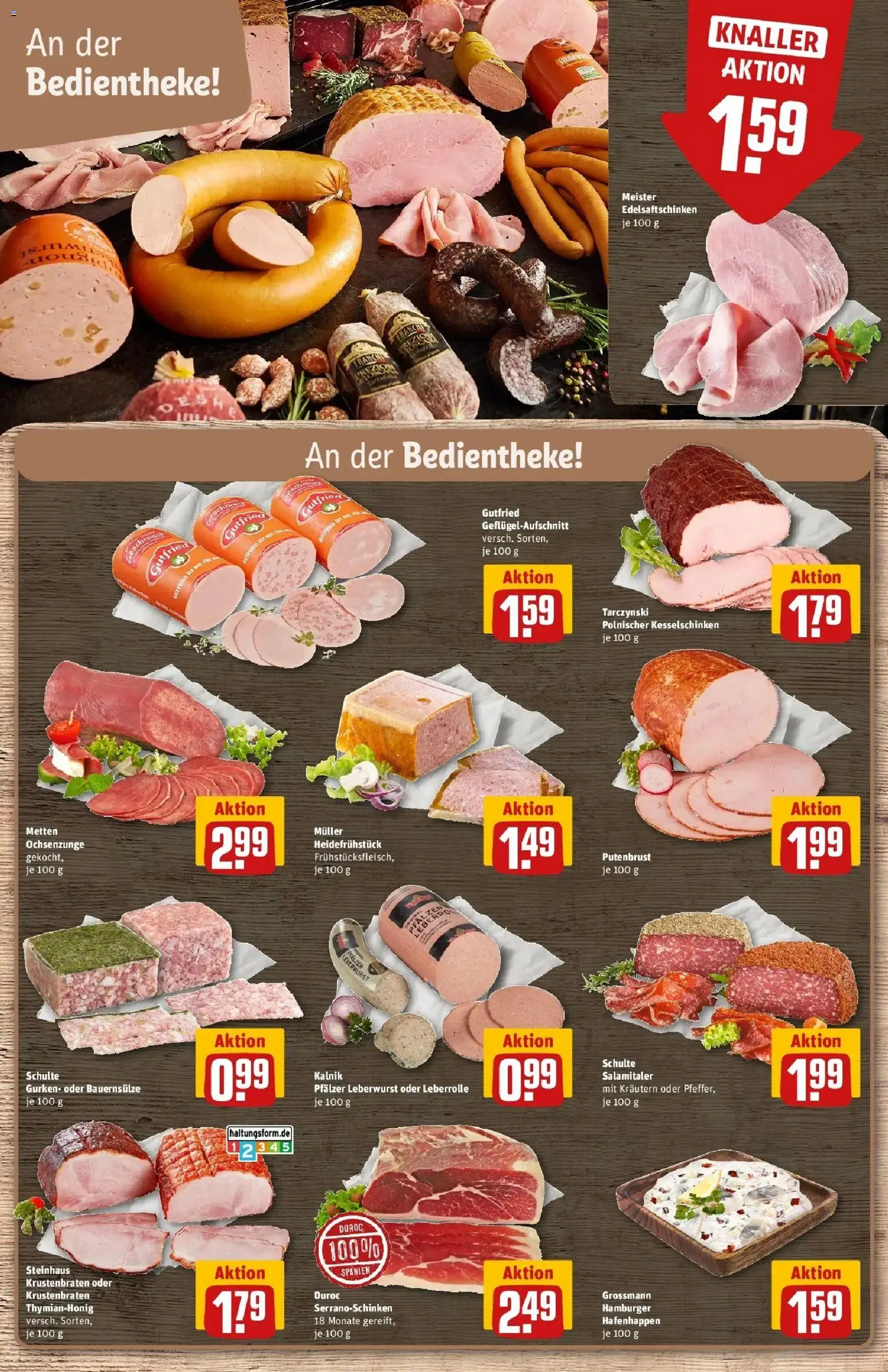 Rewe prospekt Bad Zwischenahn	 – gültig ab 22.02.2026 | Seite: 10 | Produkte: Krustenbraten, Salami, Gurken