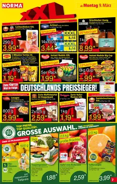 Norma Prospekt 	 ab 09.03.2026 gültig | Seite: 7 | Produkte: Äpfel, Obst, Schinken, Nudeln