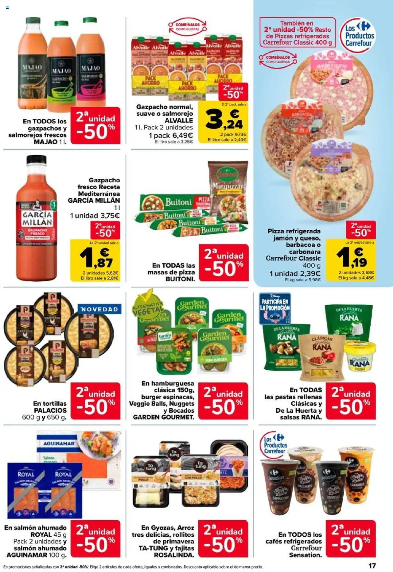 Carrefour folleto │ válido desde el 11.09.2025 | Página: 17 | Productos: Barbacoa, Salmón ahumado, Σοκολατούχο γάλα, Nuggets
