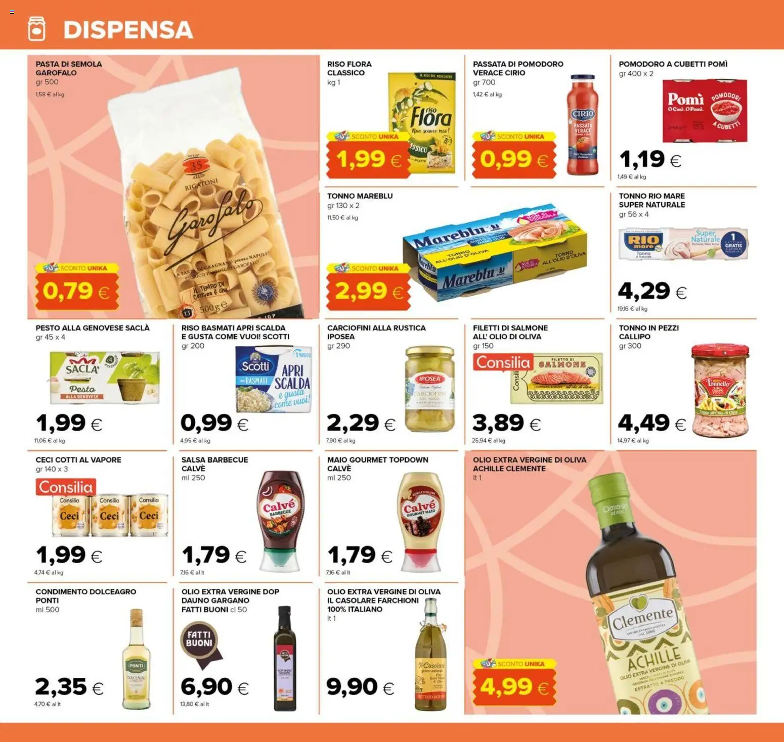 Volantino Tigre del 28.01.2026 | Pagina: 10 | Prodotti: Salmone, Pomodoro, Olio extra vergine, Olio di Oliva