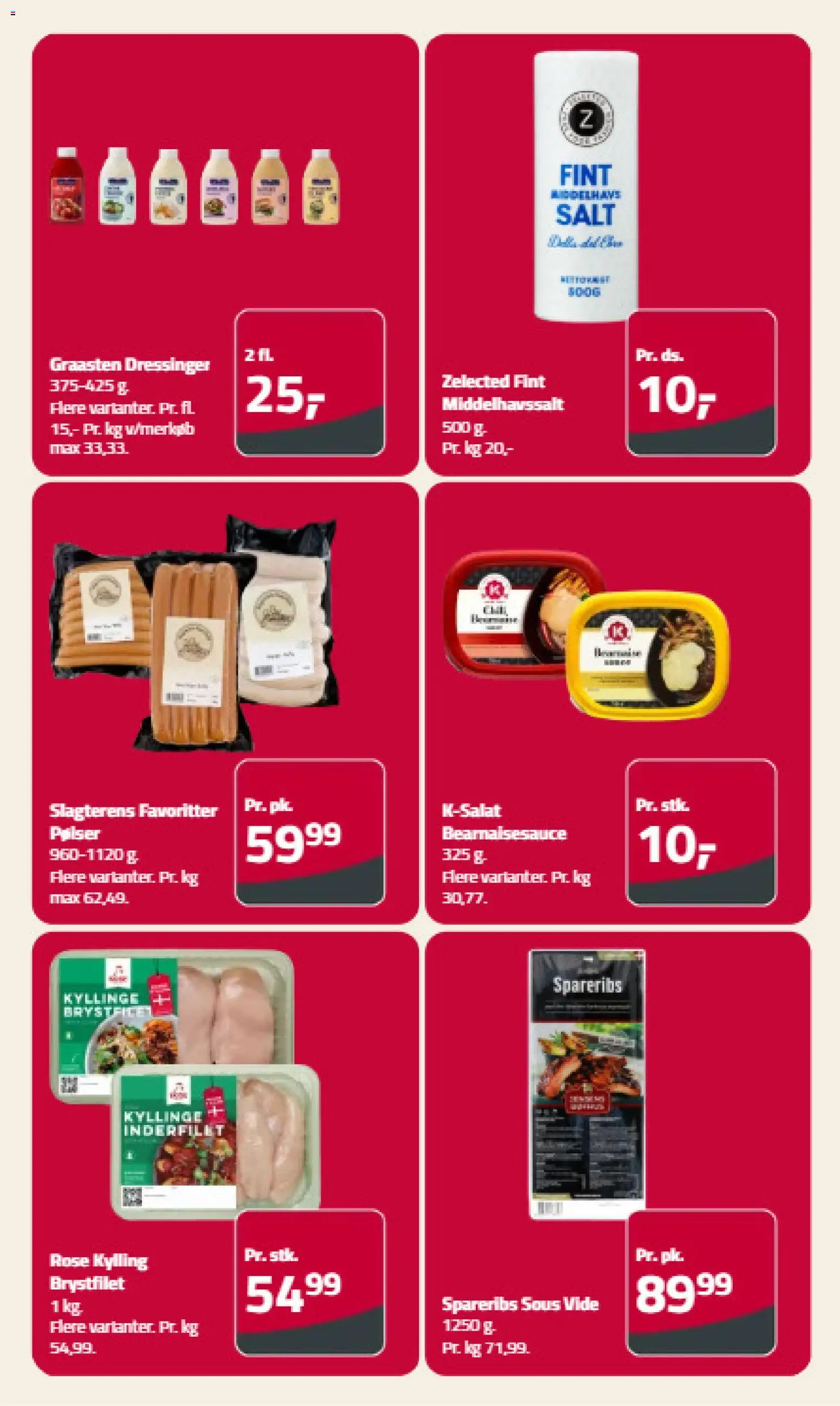 Fleggaard tilbudsavis – gyldig fra 01.04.2026 | Side: 21 | Produkter: Pølser, Salt, Spareribs