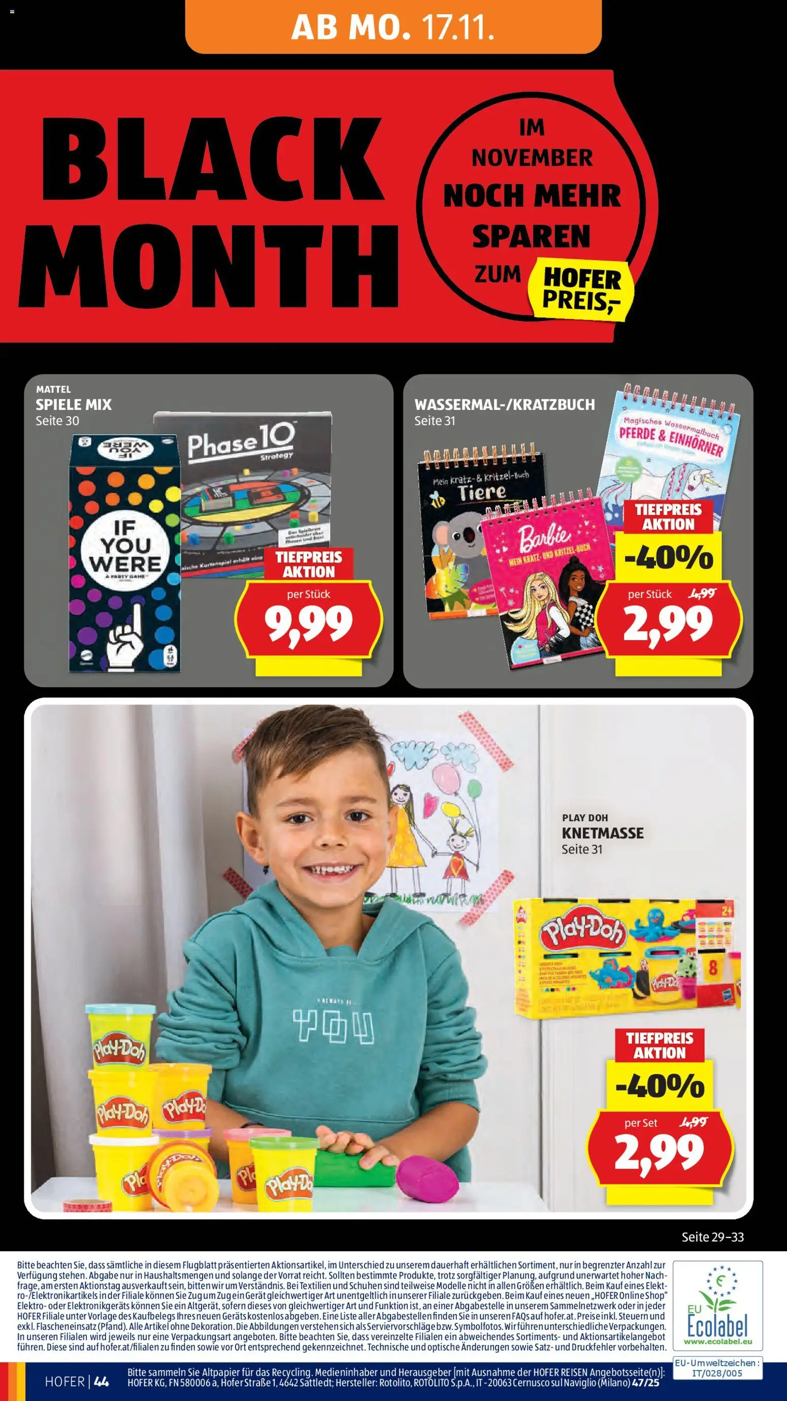 Hofer - Black Friday gültig ab 14.11.2025 | Seite: 52