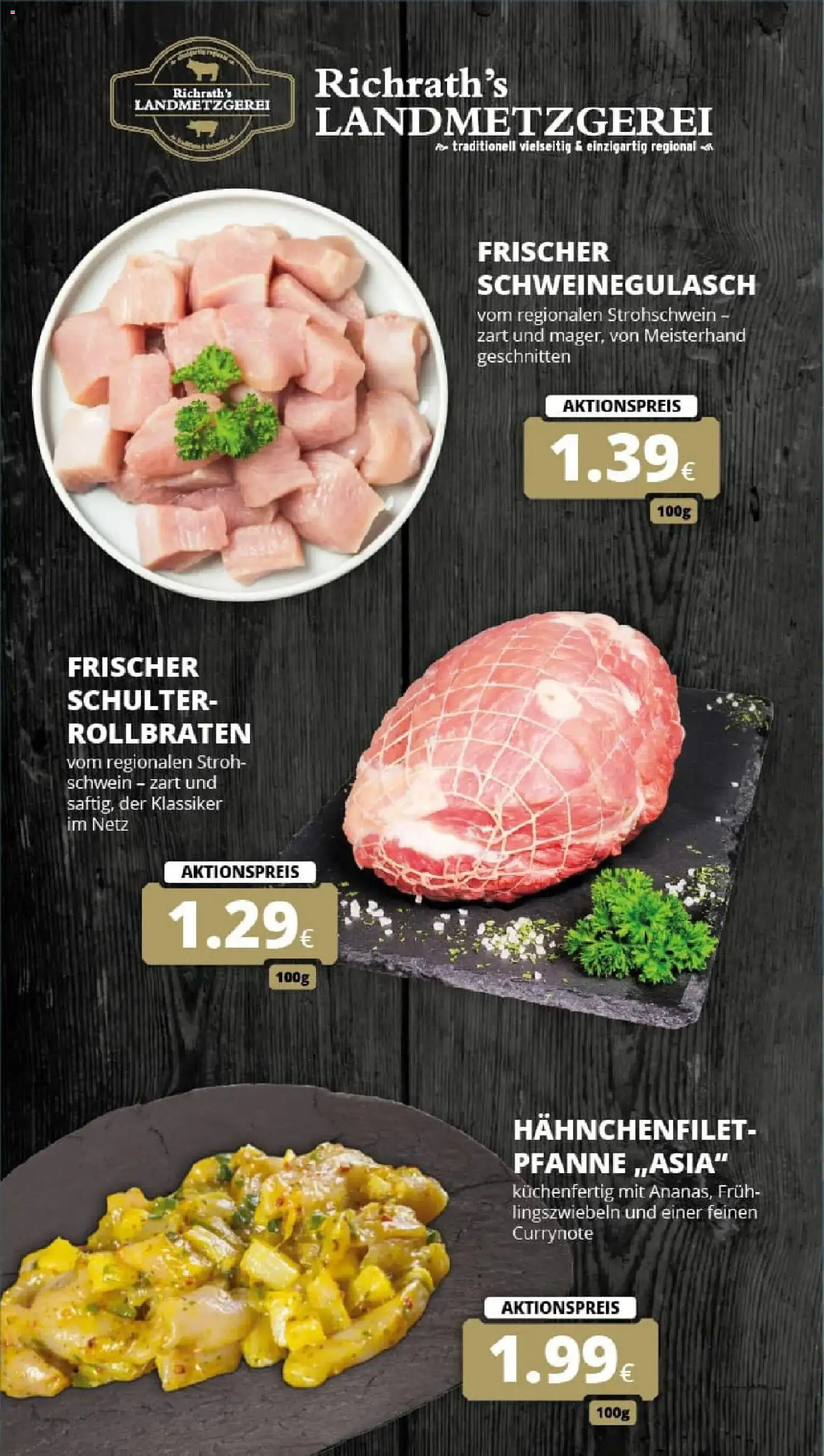 Rewe prospekt Bergheim	 – gültig ab 23.11.2025 | Seite: 10 | Produkte: Schweinegulasch