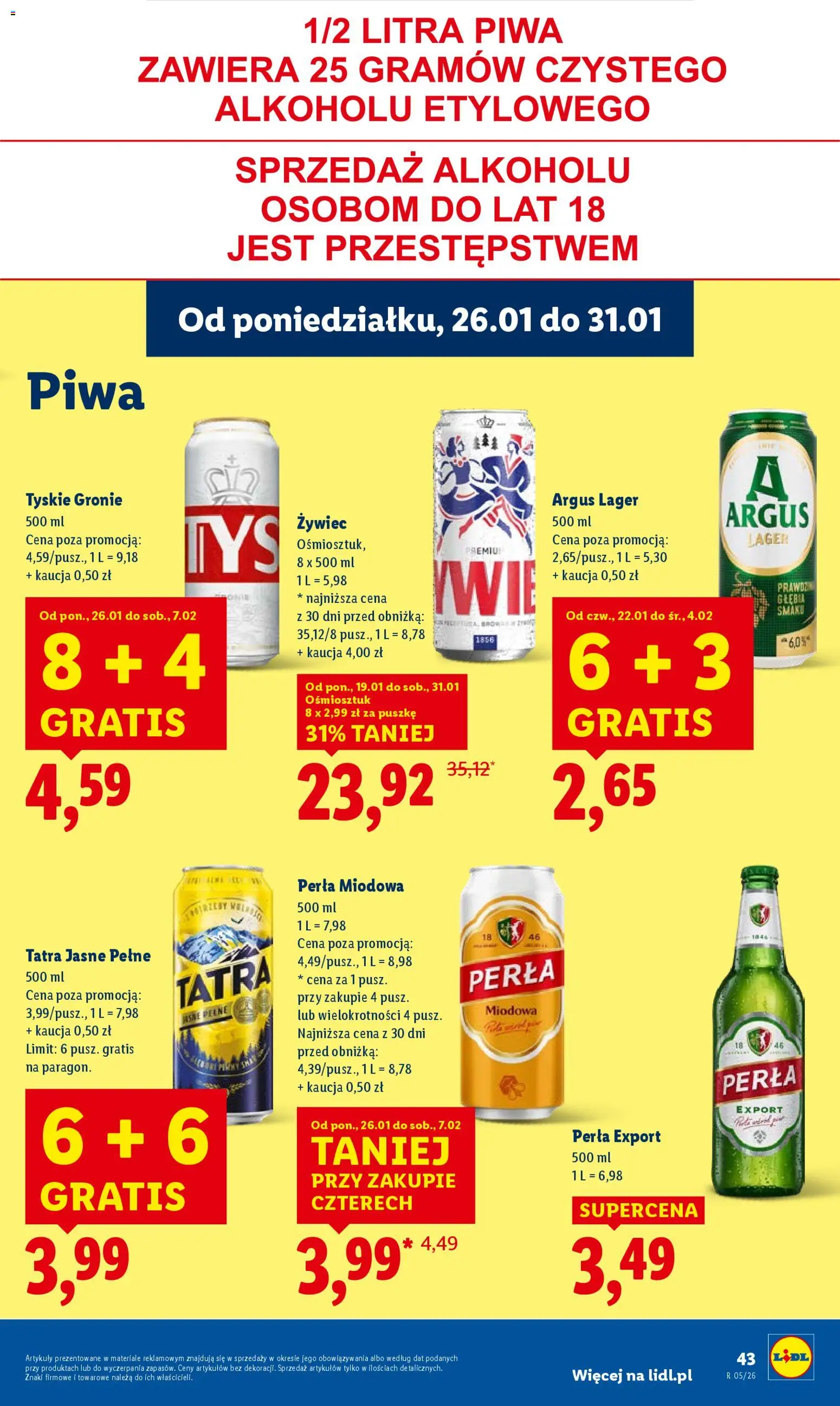Lidl Gazetka od 26.01.2026 | Strona: 43