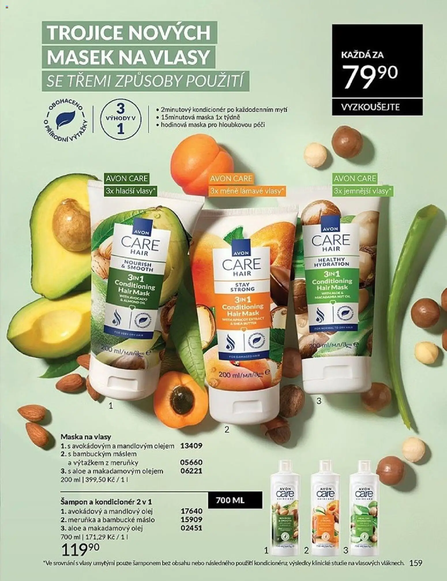 Avon katalog 1/2026 od 01.01.2026 | Strana: 159 | Produkty: Máslo, Olej, Meruňky, Šampon