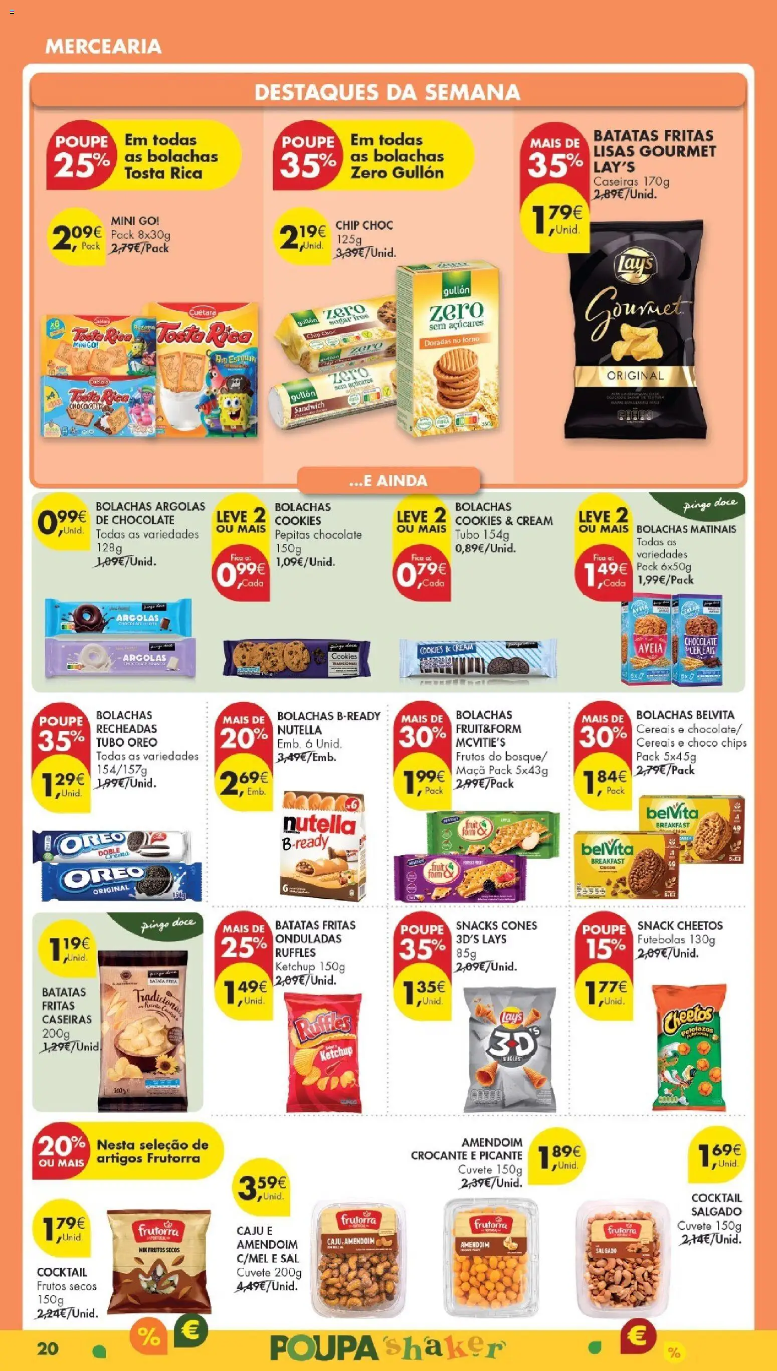 Pingo Doce Poupe Esta Semana Madeira │ válido de 03.03.2026 | Página: 20 | Produtos: Aveia, Bolachas, Maça, Ketchup