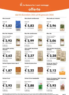 Anteprima del volantino Volantino Natura Sì	 valido a partire dal 03.12.2025 | Pagina: 24 | Prodotti: Riso, Ceci, Farina, Farro