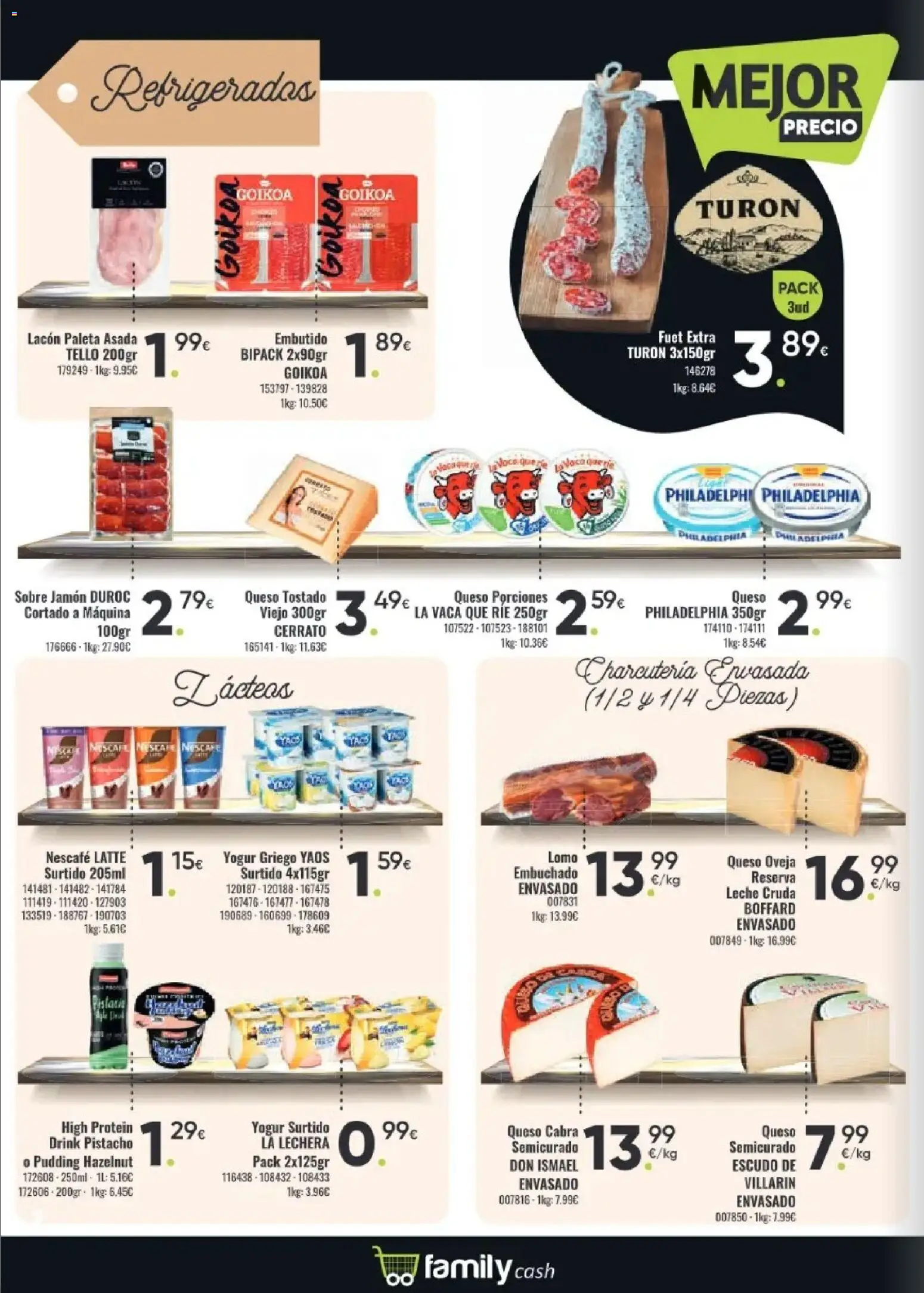 Family Cash Black Friday │ válido desde el 10.11.2025 | Página: 4 | Productos: Leche, Queso, Yogur, Μαγειρική εστία