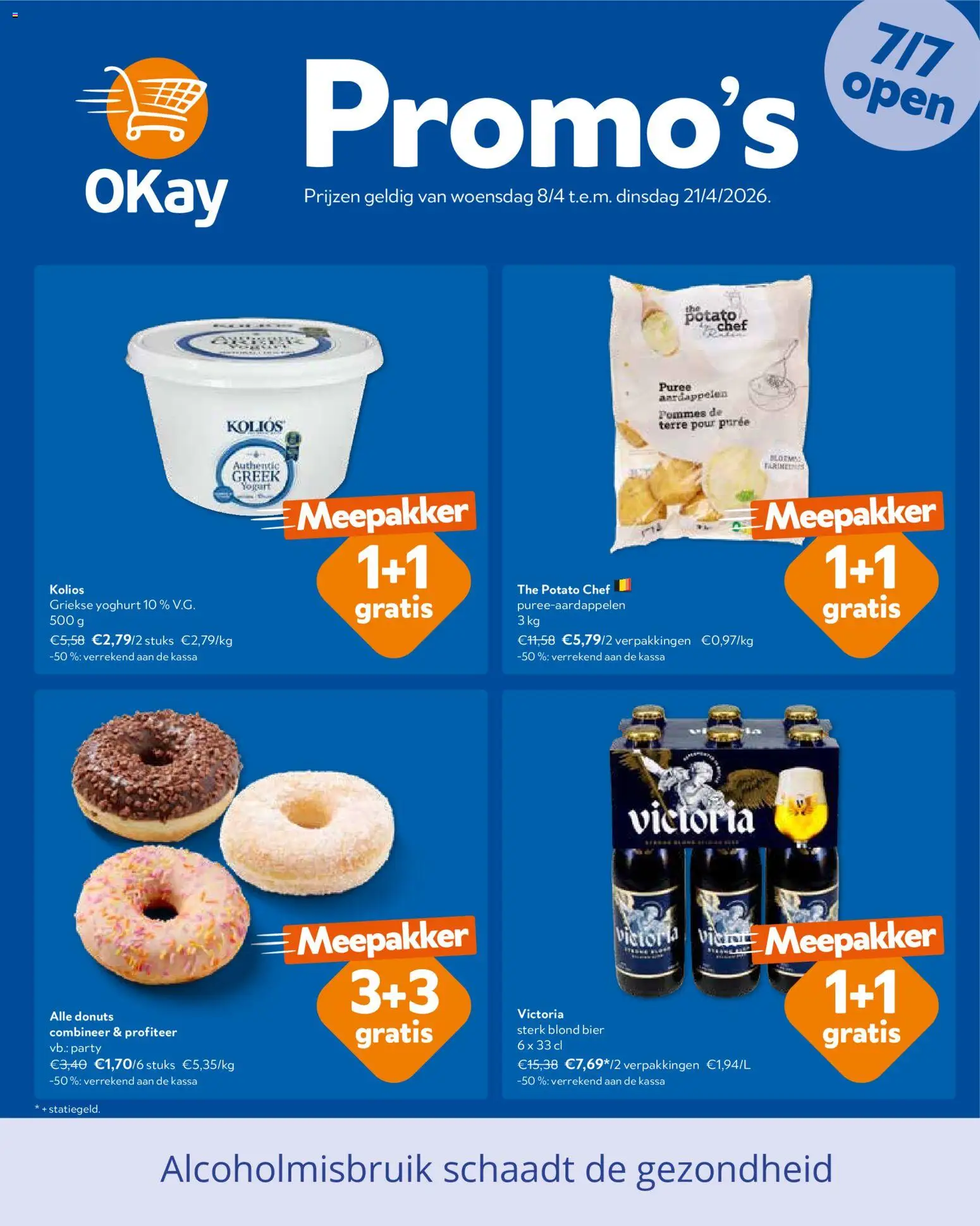 {H1} | Pagina: 1 | Producten: Bier, Donuts, Kompresszor, Yoghurt