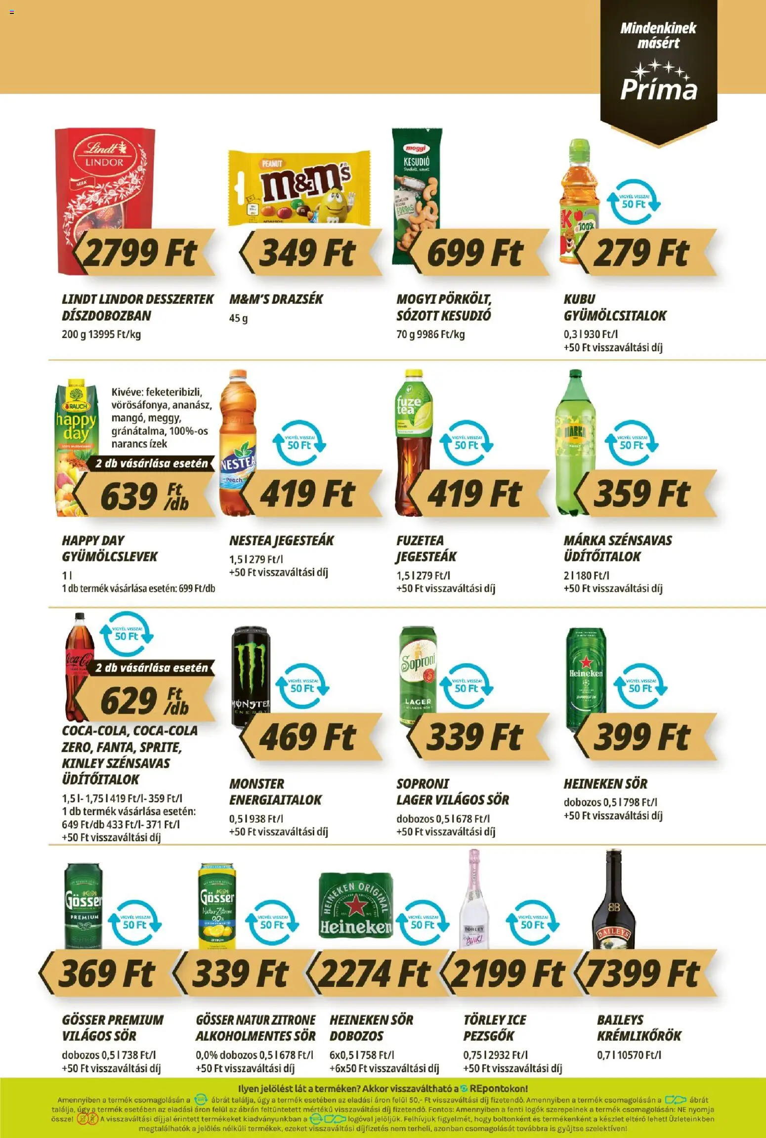 CBA Príma akciós ujság - amely érvényes a következő dátumtól: 26.03.2026 | Oldal: 9 | Termékek: Kesudió, Heineken, Desszertek, Sör