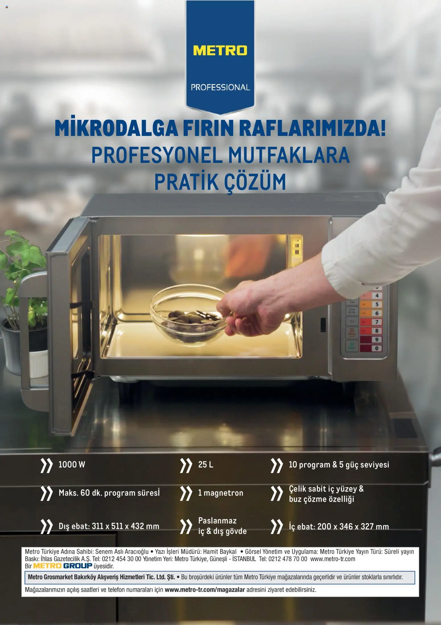 Metro - Pastacılık Kataloğu - 06.04.2026 tarihinden itibaren geçerlidir | Sayfa: 88 | Ürünler: Baskı, Telefon, Fırın, Mikrodalga fırın