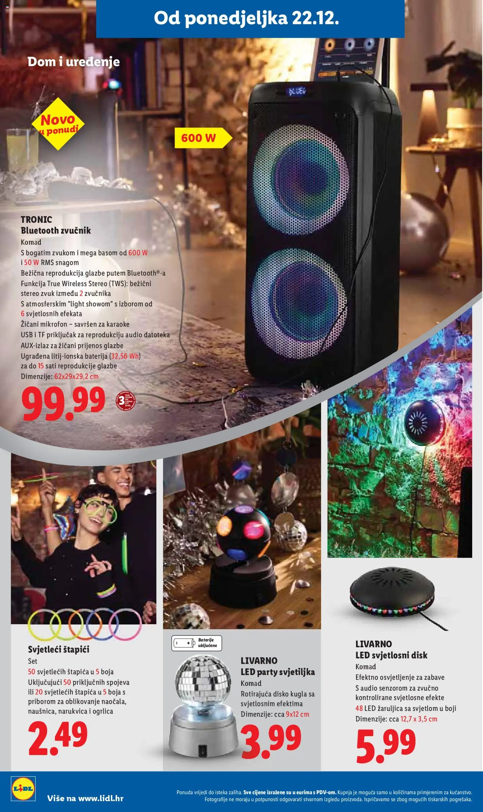 Lidl katalog | vrijedi od 18.12.2025 | Stranica: 48 | Proizvodi: Baterija, Štapići, Disk, Narukvica