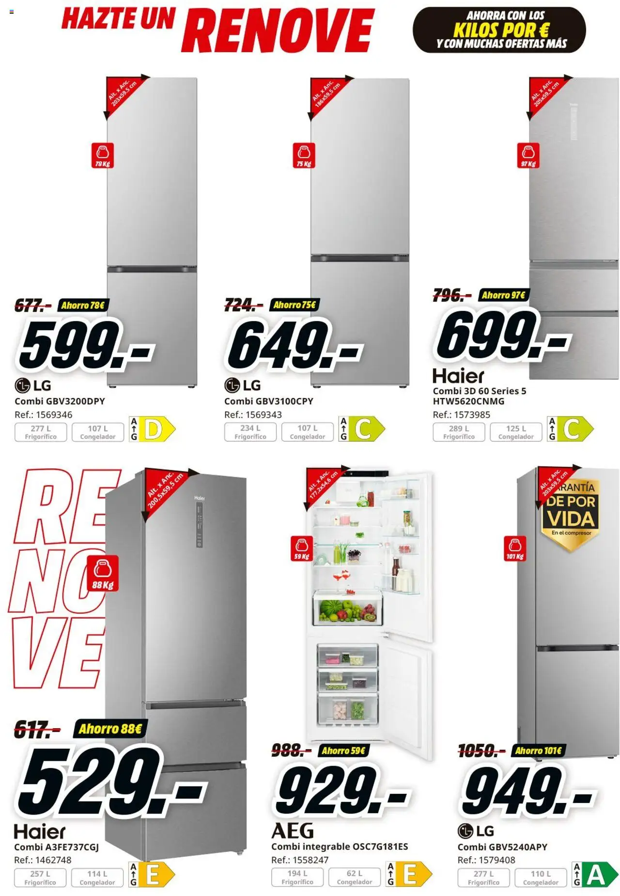 Media Markt folleto │ válido desde el 16.10.2025 | Página: 6 | Productos: Congelador, Combi