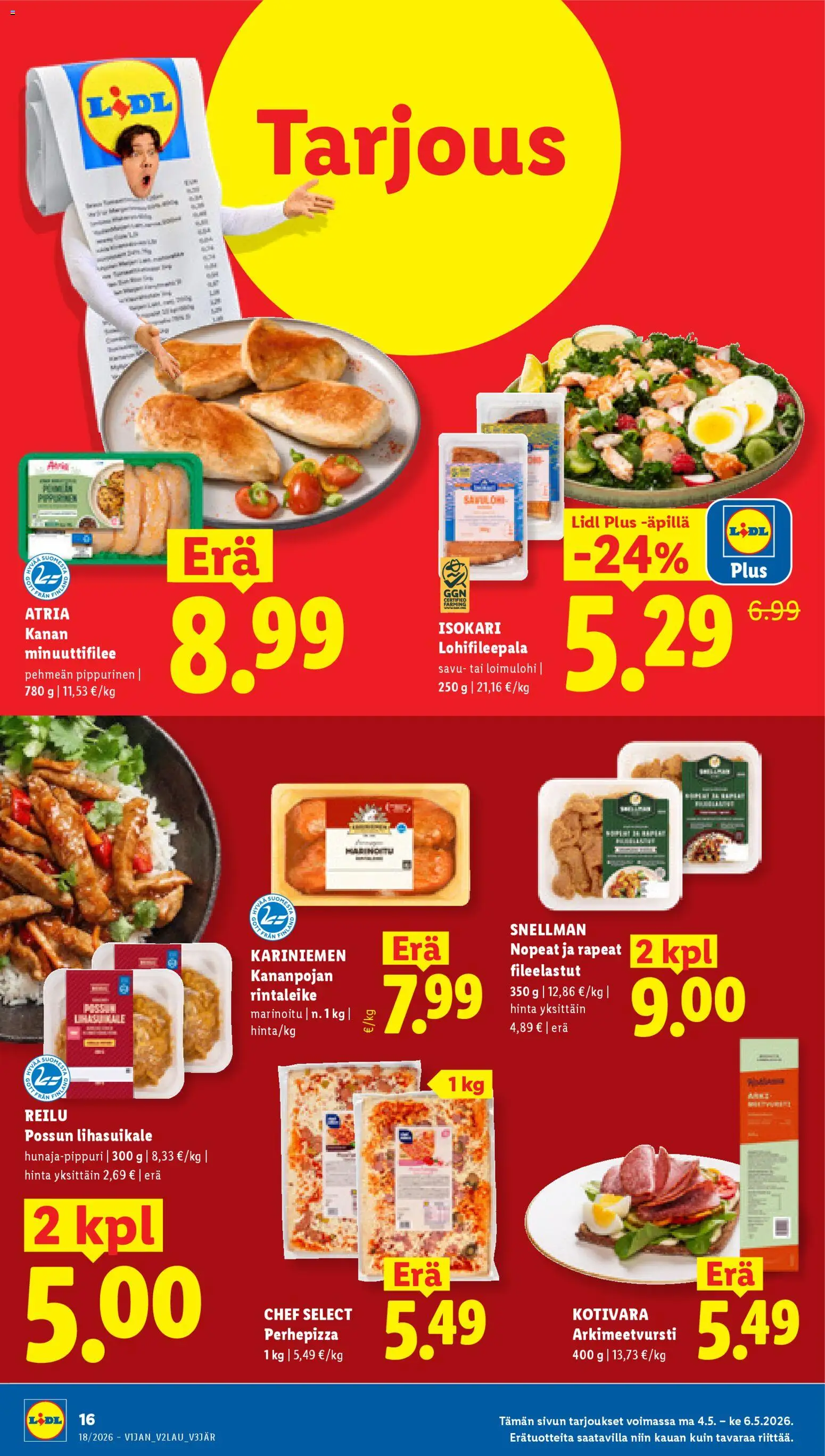 Lidl tarjoukset - Tampere – voimassa 29.04.2026 alkaen | Sivu: 22