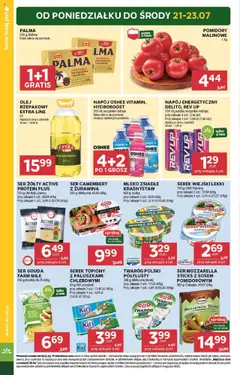 Stokrotka Gazetka od 17.07.2025 | Strona: 4 | Produkty: Olej rzepakowy, Zsiadłe mleko, Stokrotka, Ser gouda