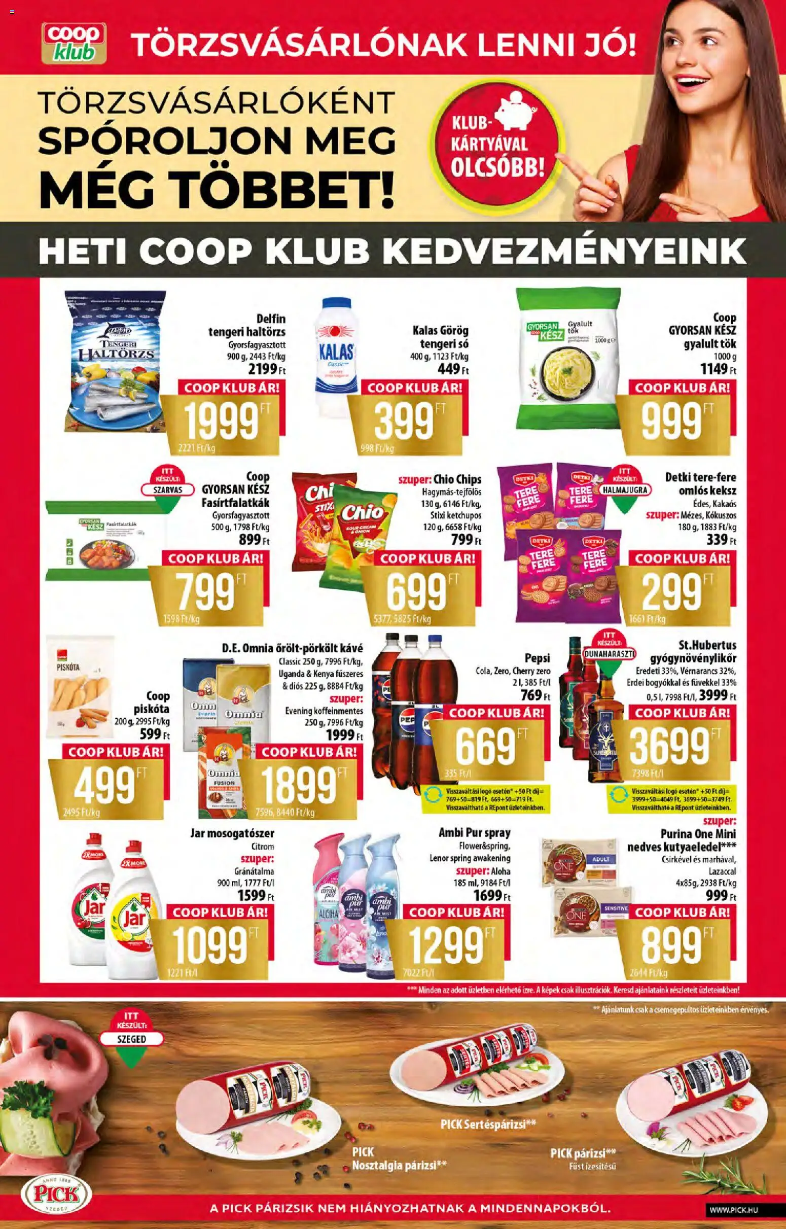 COOP akciós ujság - amely érvényes a következő dátumtól: 30.04.2026 | Oldal: 5 | Termékek: Chips, Kávé, Keksz, Párizsi