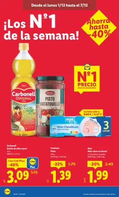 Vista previa Carbonell, Aceite de oliva suave, 75 cl válido desde el 01.12.2025 | Página: 26