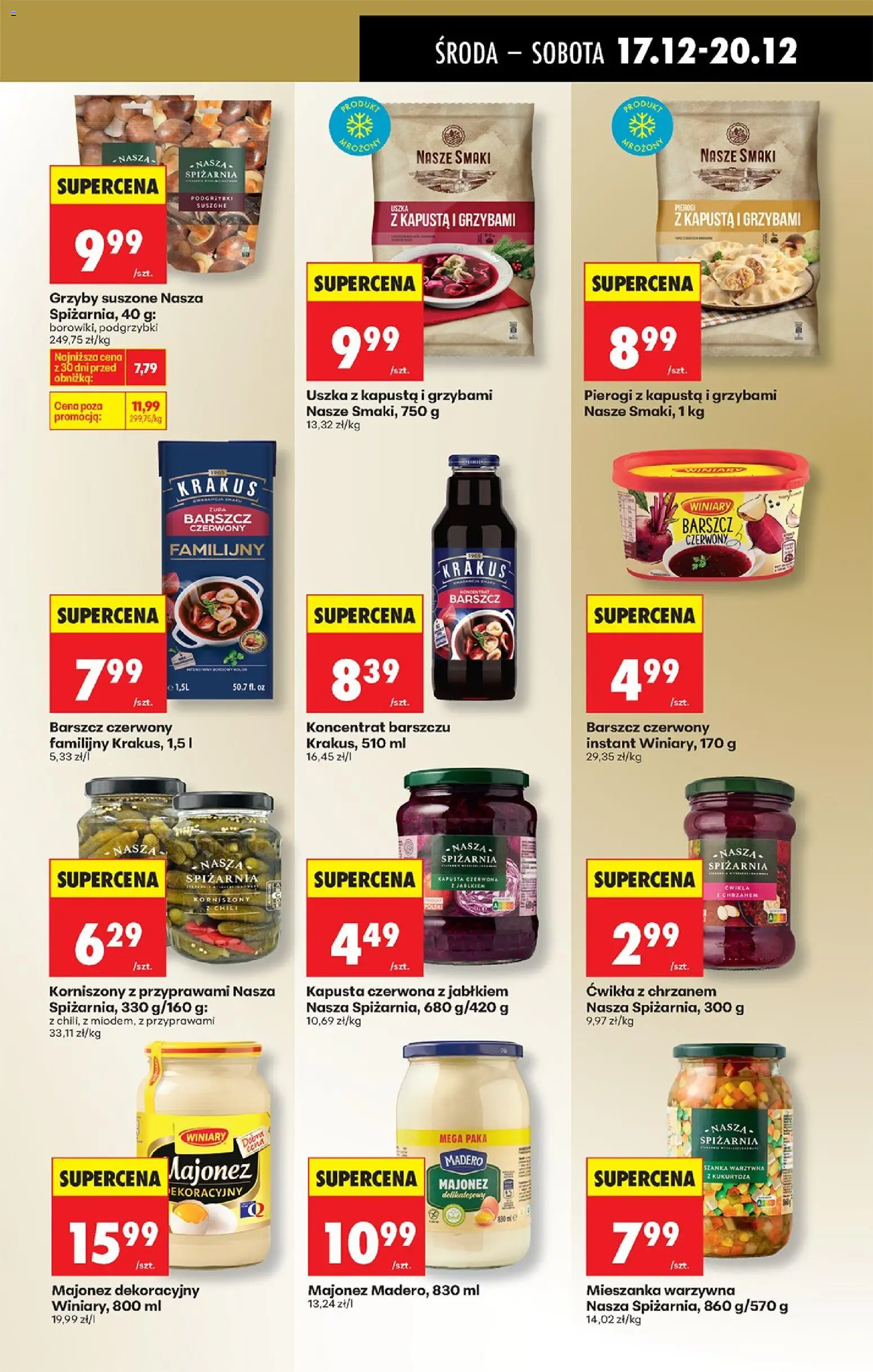 Biedronka gazetka - Oferta w tym tygodniu od 17.12.2025 | Strona: 51 | Produkty: Chili, Uszka z kapustą i grzybami, Kukurydza, Majonez