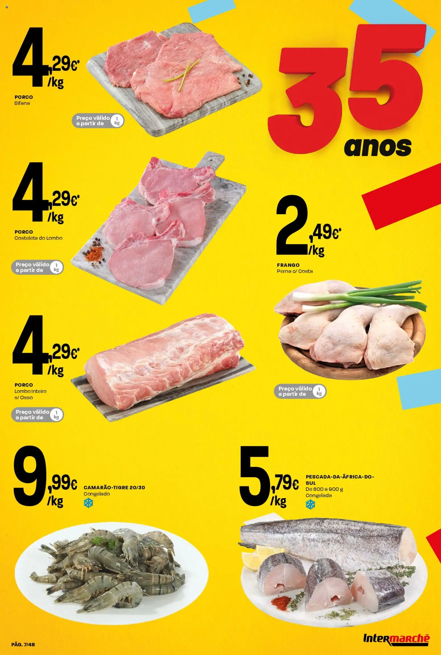 Intermarché folheto │ válido de 23.04.2026 | Página: 7 | Produtos: Frango, Lombo