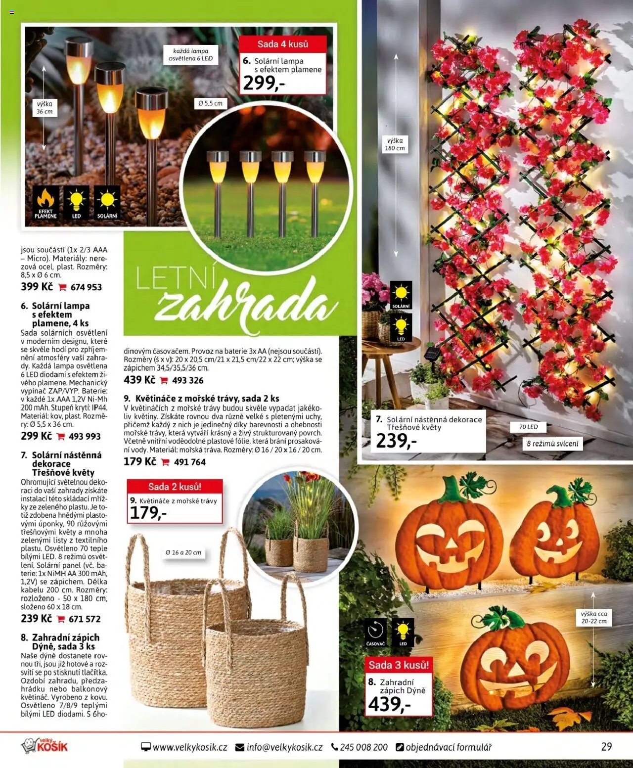 Velký Košík katalog - srpen od 01.08.2025 | Strana: 29 | Produkty: Zahrada, Vypínač, Časovač, Dekorace