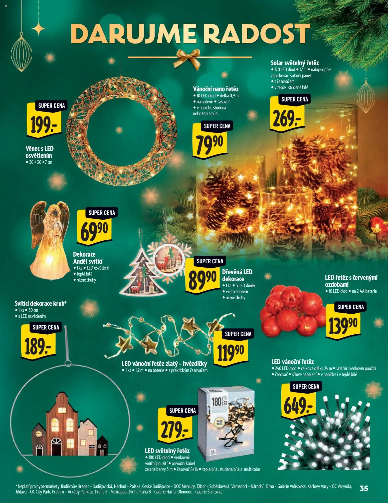 Albert katalog - Hypermarket od 29.10.2025 | Strana: 35 | Produkty: Kabel, Baterie, Barvy, LED