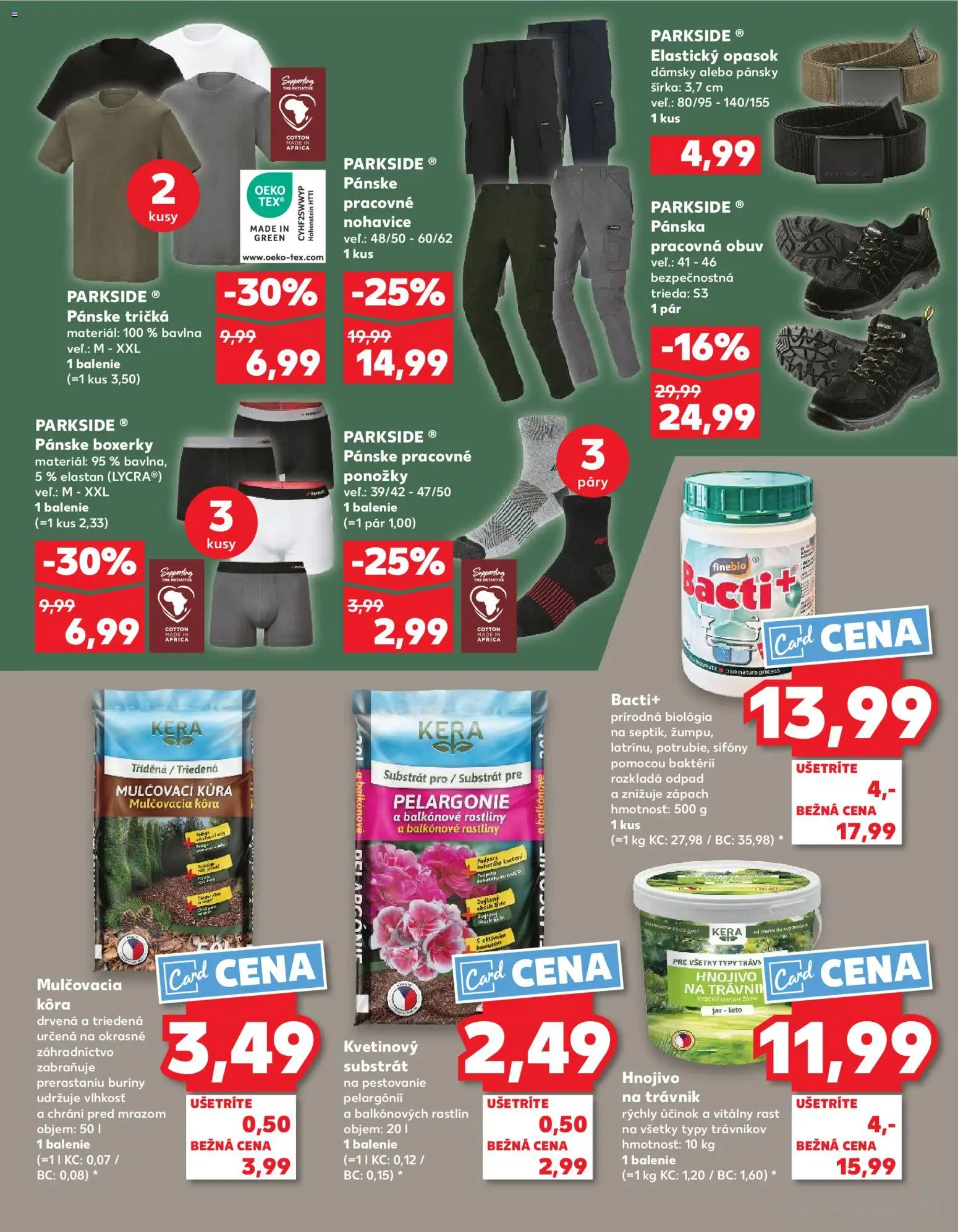 Nové Kaufland akcie – leták je platný od 26.03.2026 | Strana: 57 | Produkty: Parkside, Nohavice, Ponožky, Boxerky