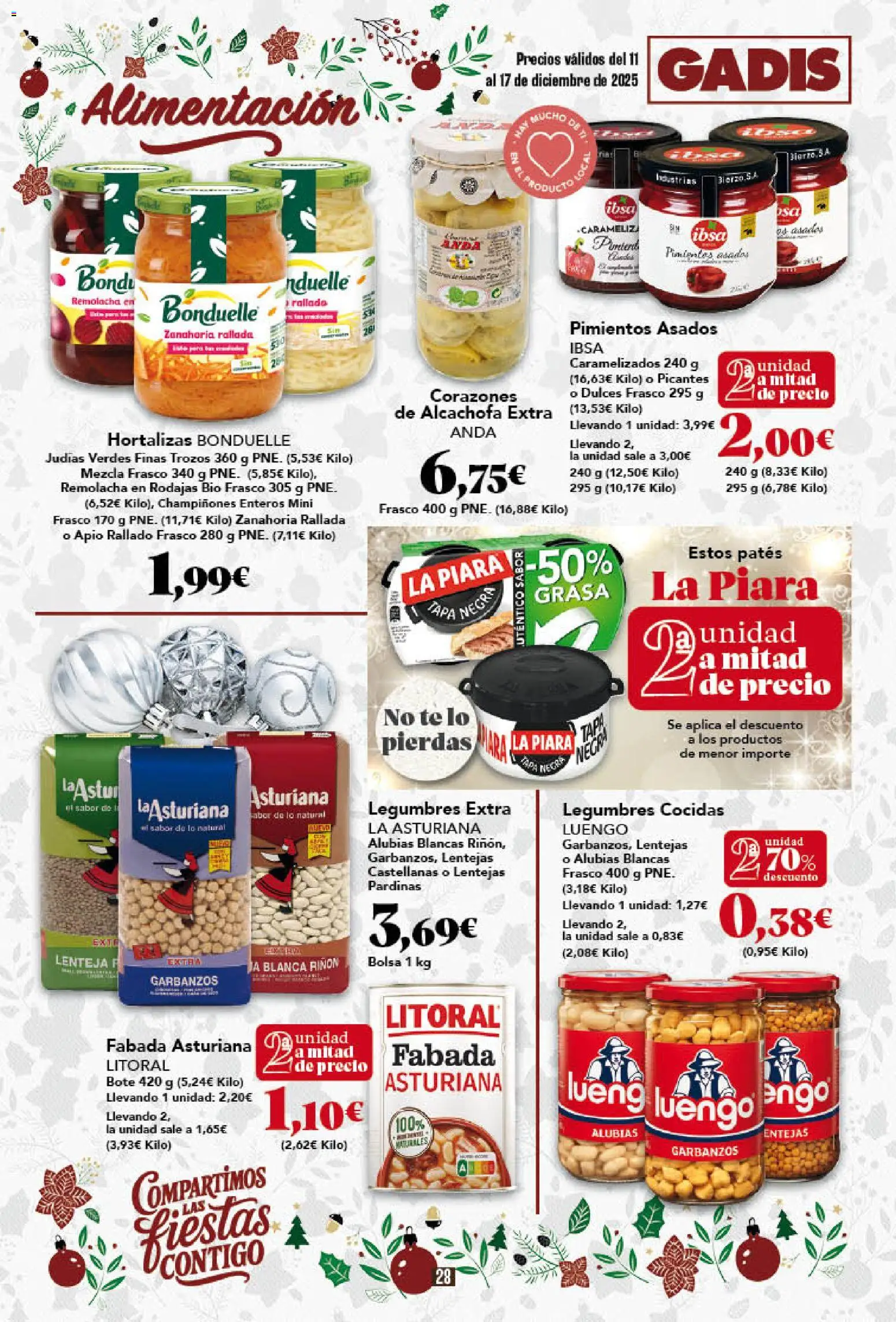 Gadis - folleto │ válido desde el 11.12.2025 | Página: 28 | Productos: Zanahoria, Té, Bolsa