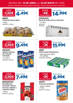 Vista previa Costco catálogo válido desde el 13.04.2026 | Página: 4 | Productos: Chocolate, Arroz, Frutos secos, Donuts