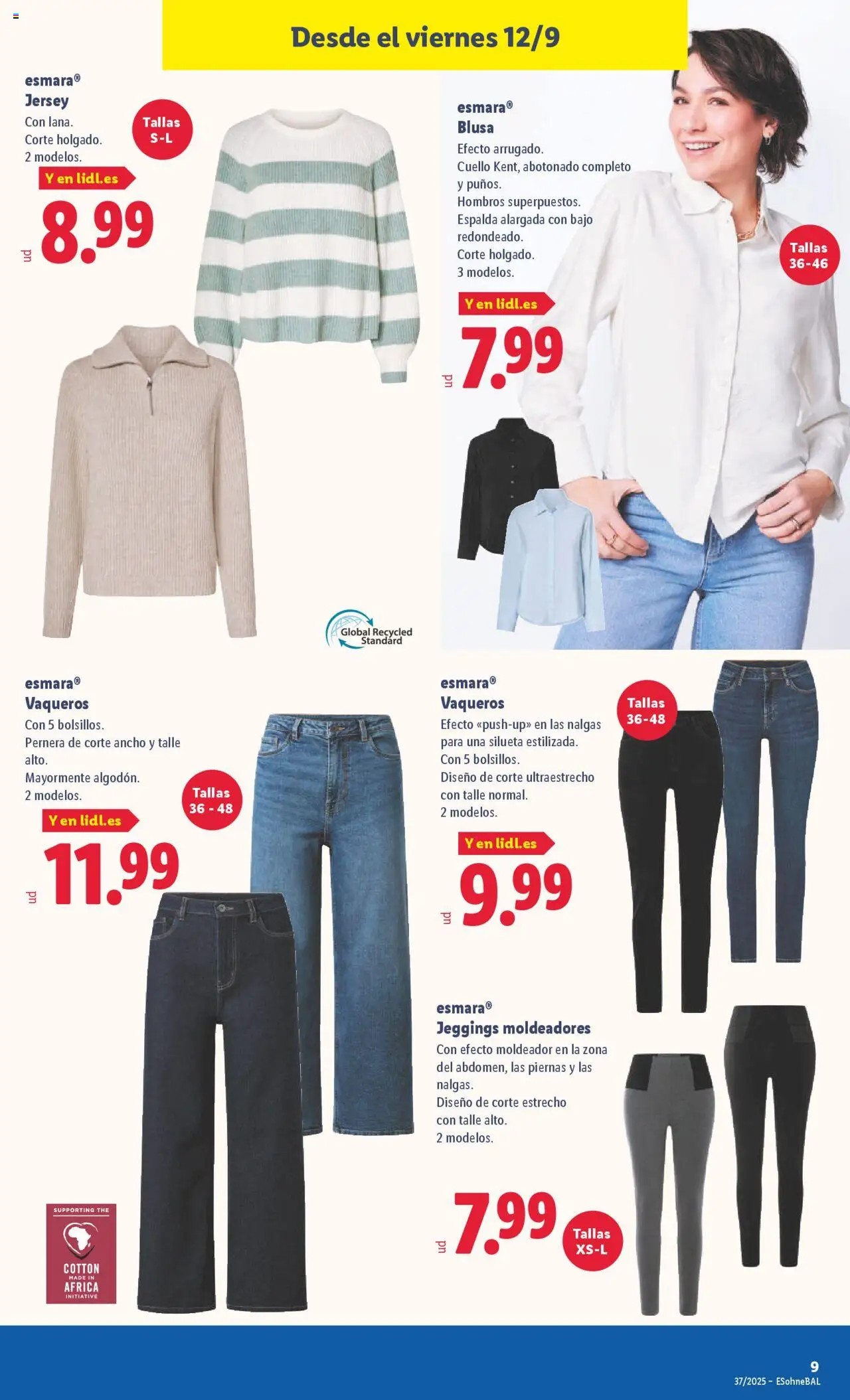 Lidl folleto de bazar │ válido desde el 08.09.2025 | Página: 15 | Productos: Blusa