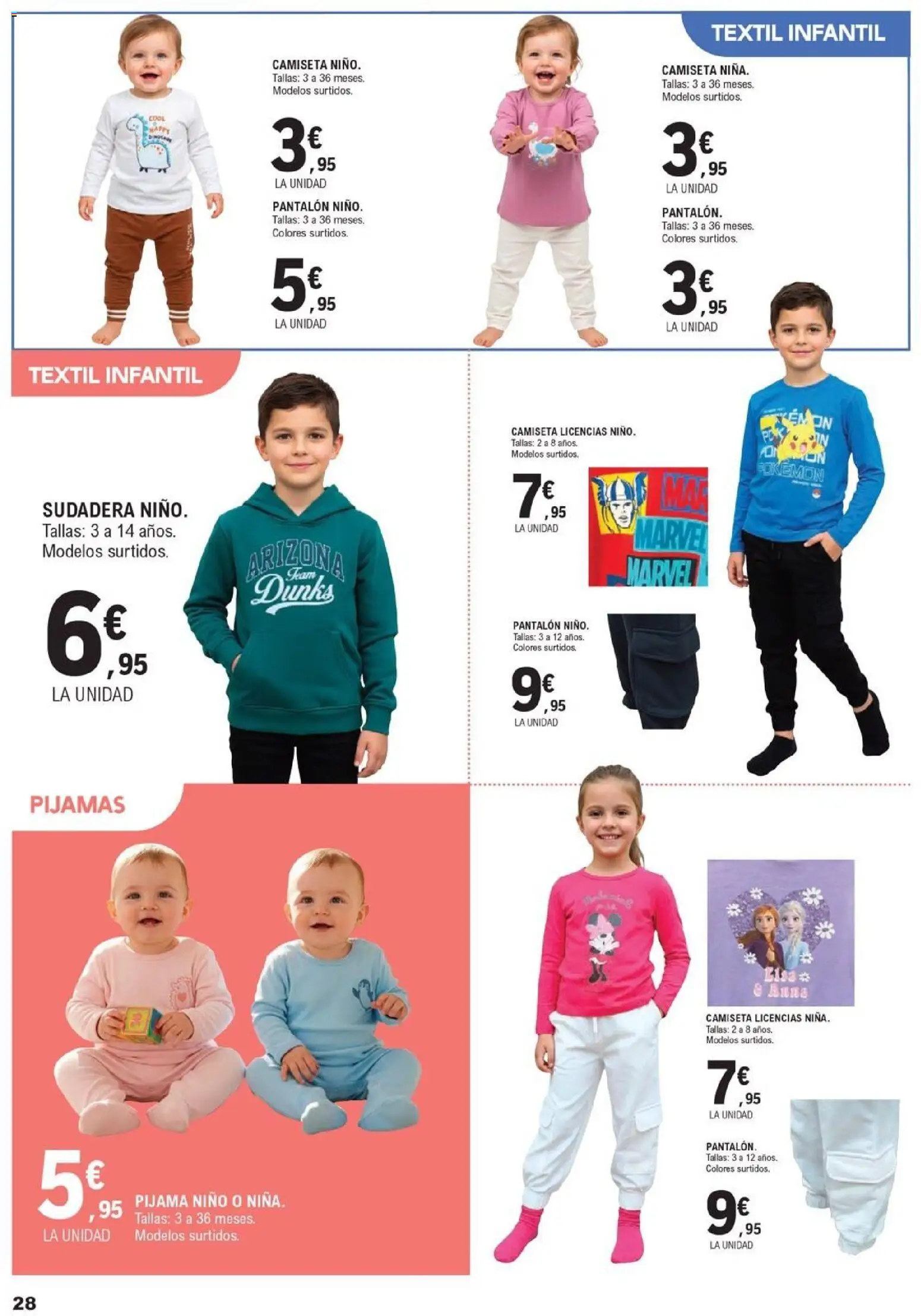 E.Leclerc folleto │ válido desde el 05.11.2025 | Página: 28 | Productos: Sudadera, Pijama