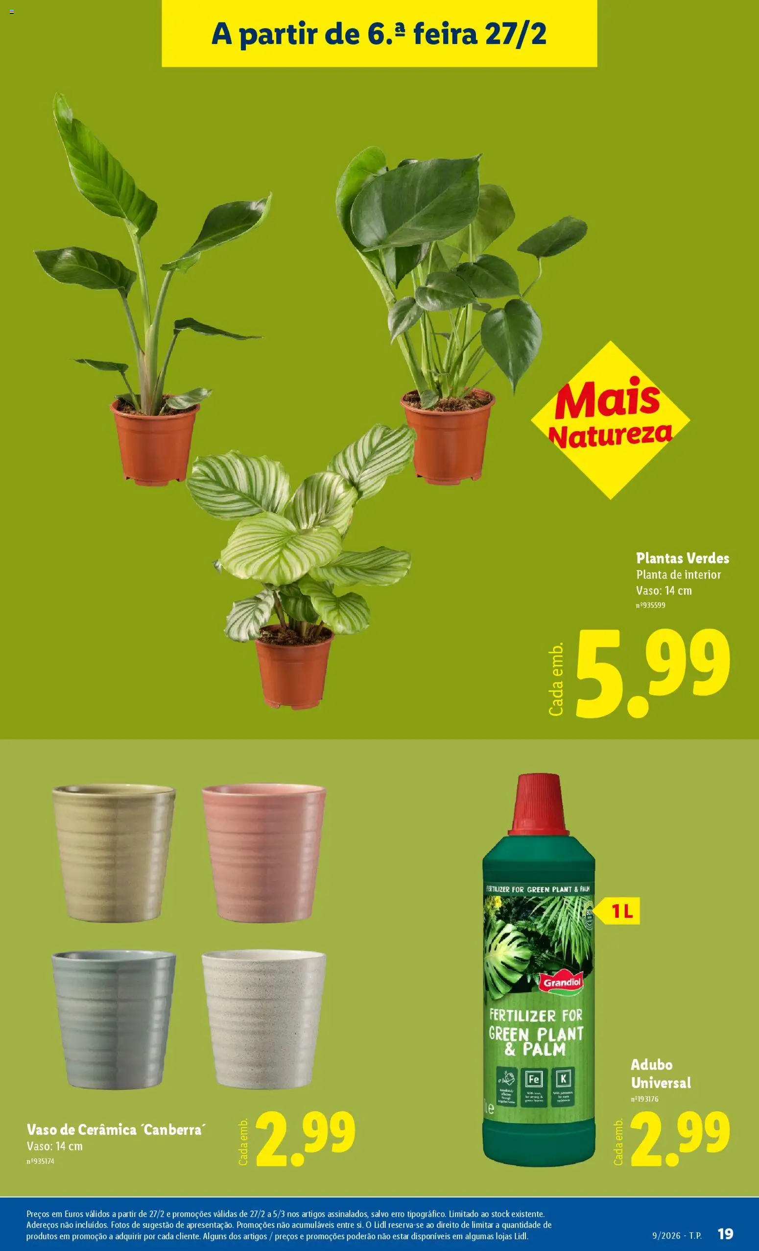 Lidl Novidades │ válido de 23.02.2026 | Página: 19 | Produtos: Vaso