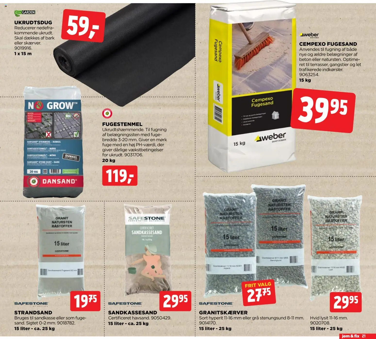 Jem & fix tilbudsavis – gyldig fra 01.03.2026 | Side: 21 | Produkter: Søm