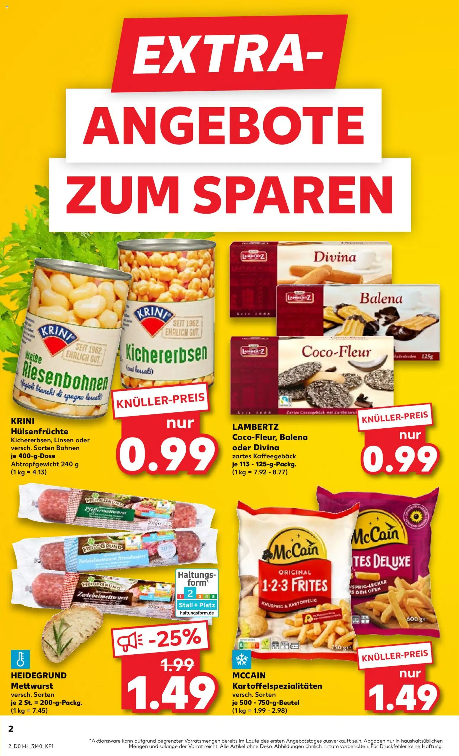 Kaufland prospekt Leipzig	 – gültig ab 02.01.2026 | Seite: 2 | Produkte: Ofen, McCain
