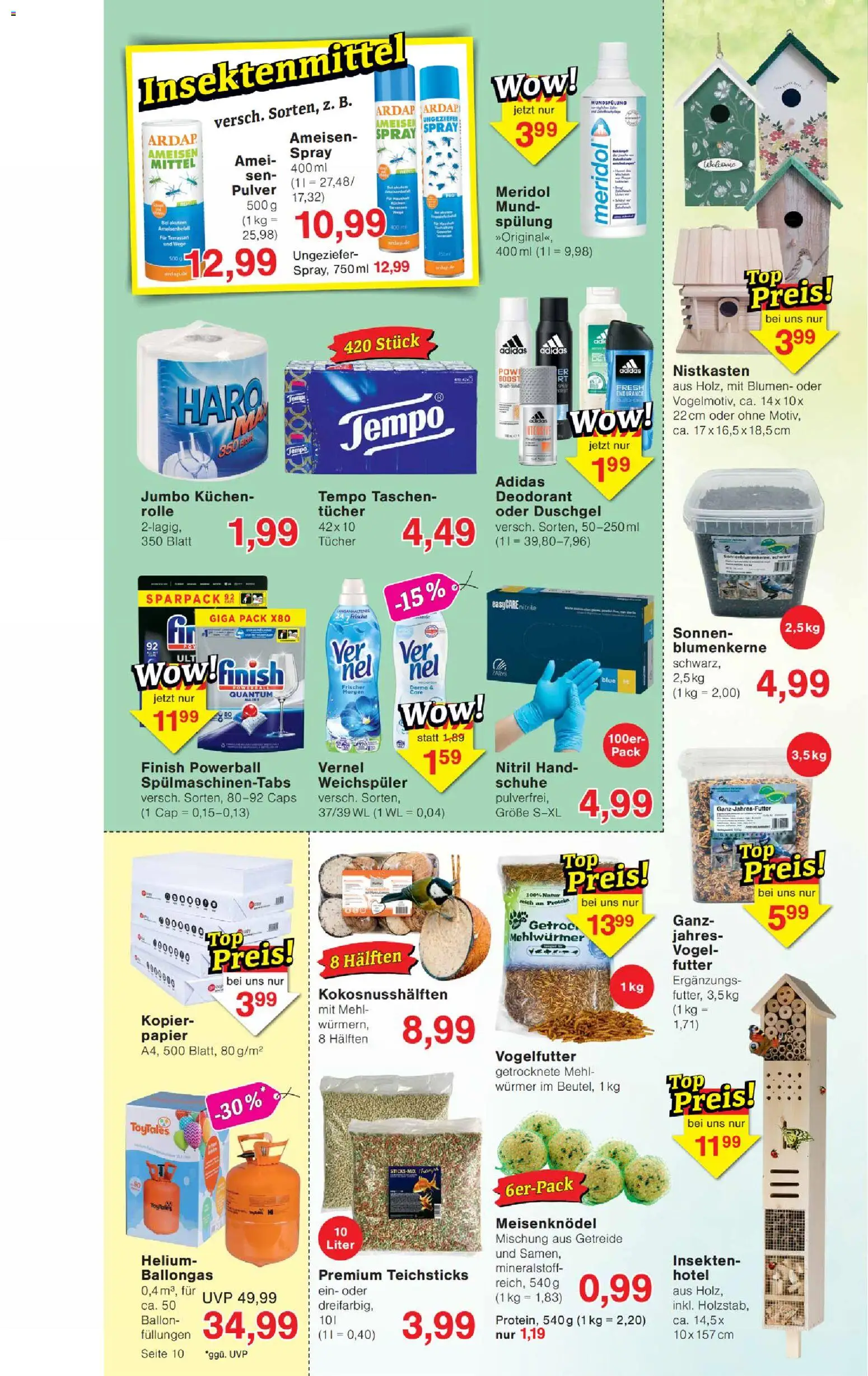 Wiglo Wunderland Prospekt – gültig ab 27.04.2026 | Seite: 14 | Produkte: Top, Duschgel, Spülmaschinentabs, Getreide