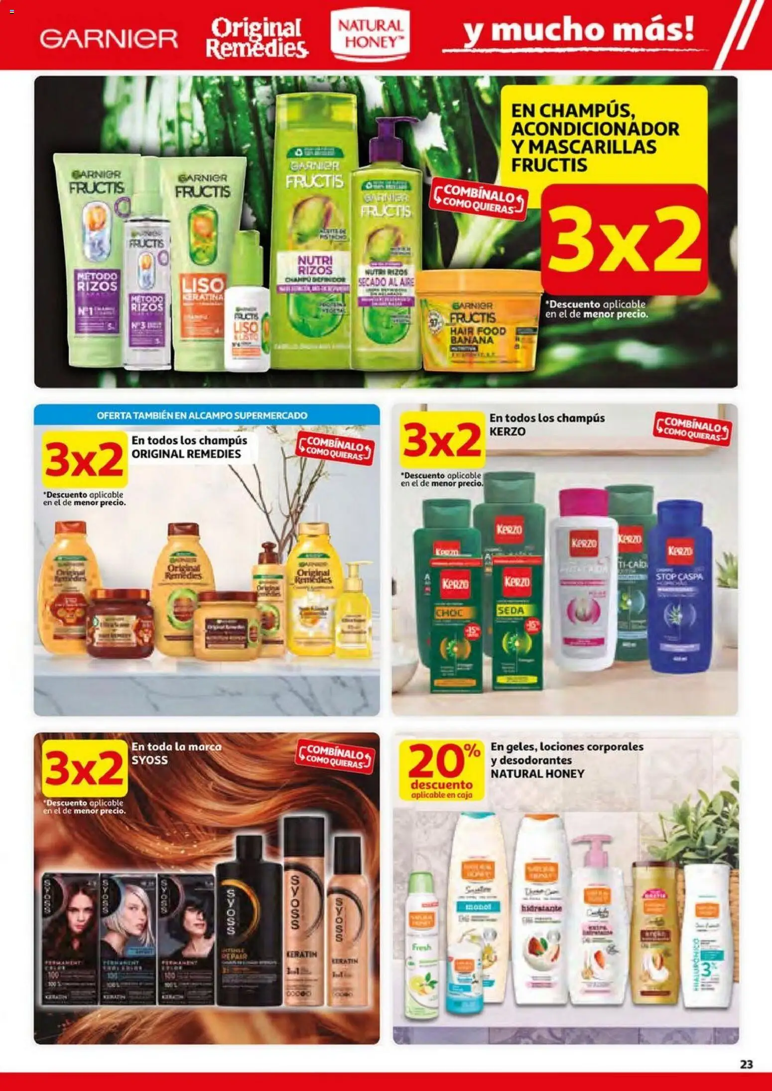 Alcampo - HG Pio XII Unificado  │ válido desde el 23.10.2025 | Página: 23 | Productos: Acondicionador, Caja