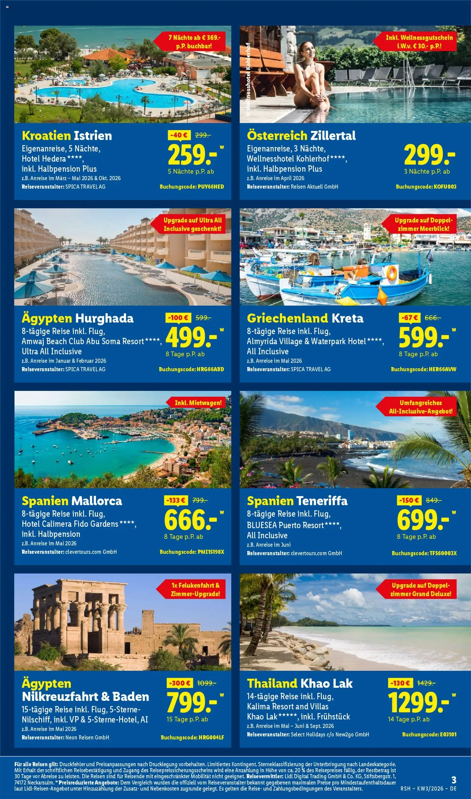 Lidl Reisen Prospekt 	 – gültig ab 10.01.2026 | Seite: 3