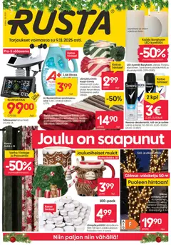 Rusta-mainoslehti voimassa 03.11.2025 alkaen
