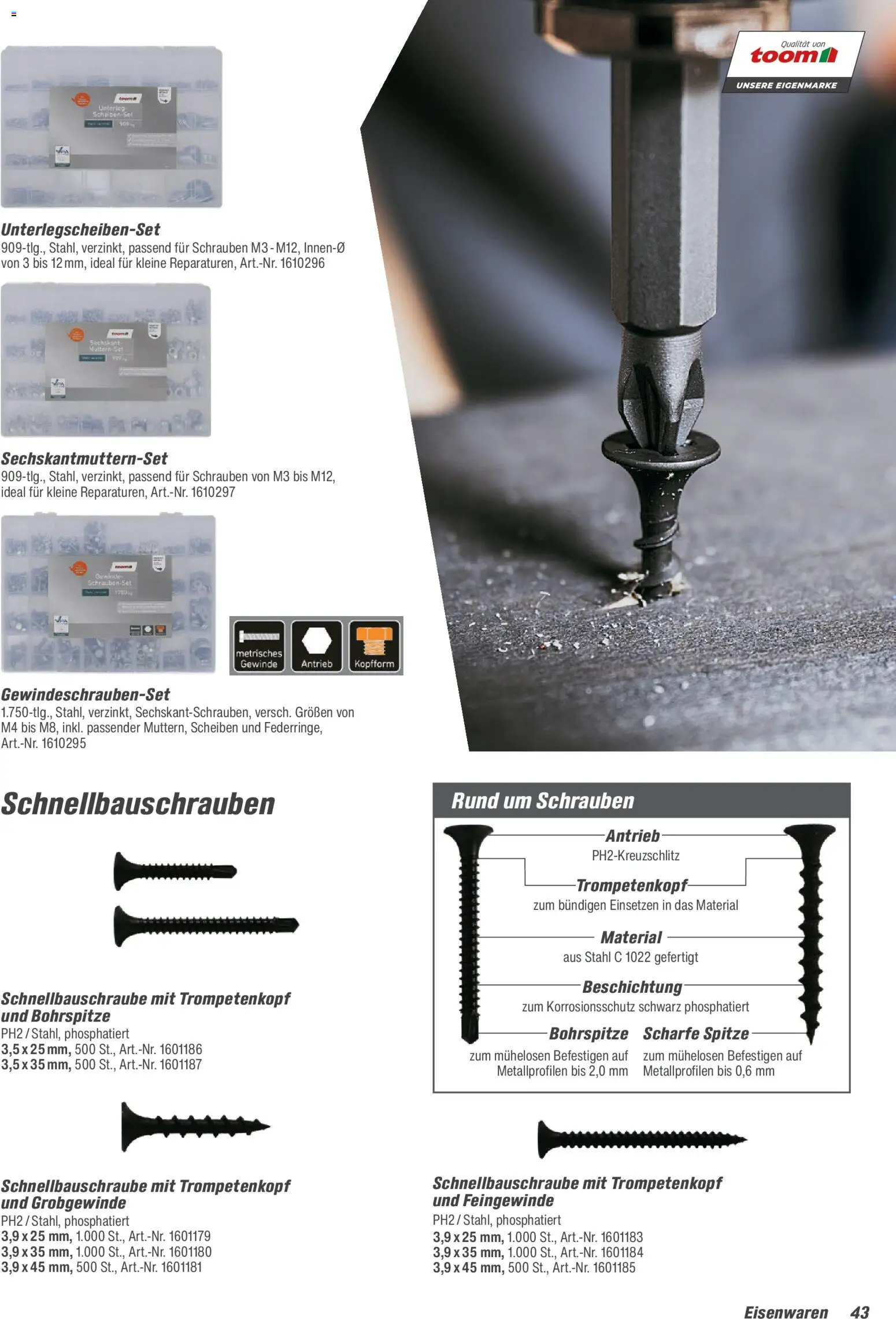 Toom Baumarkt Maschinen & Werkstatt 2026 – gültig ab 01.01.2026 | Seite: 43