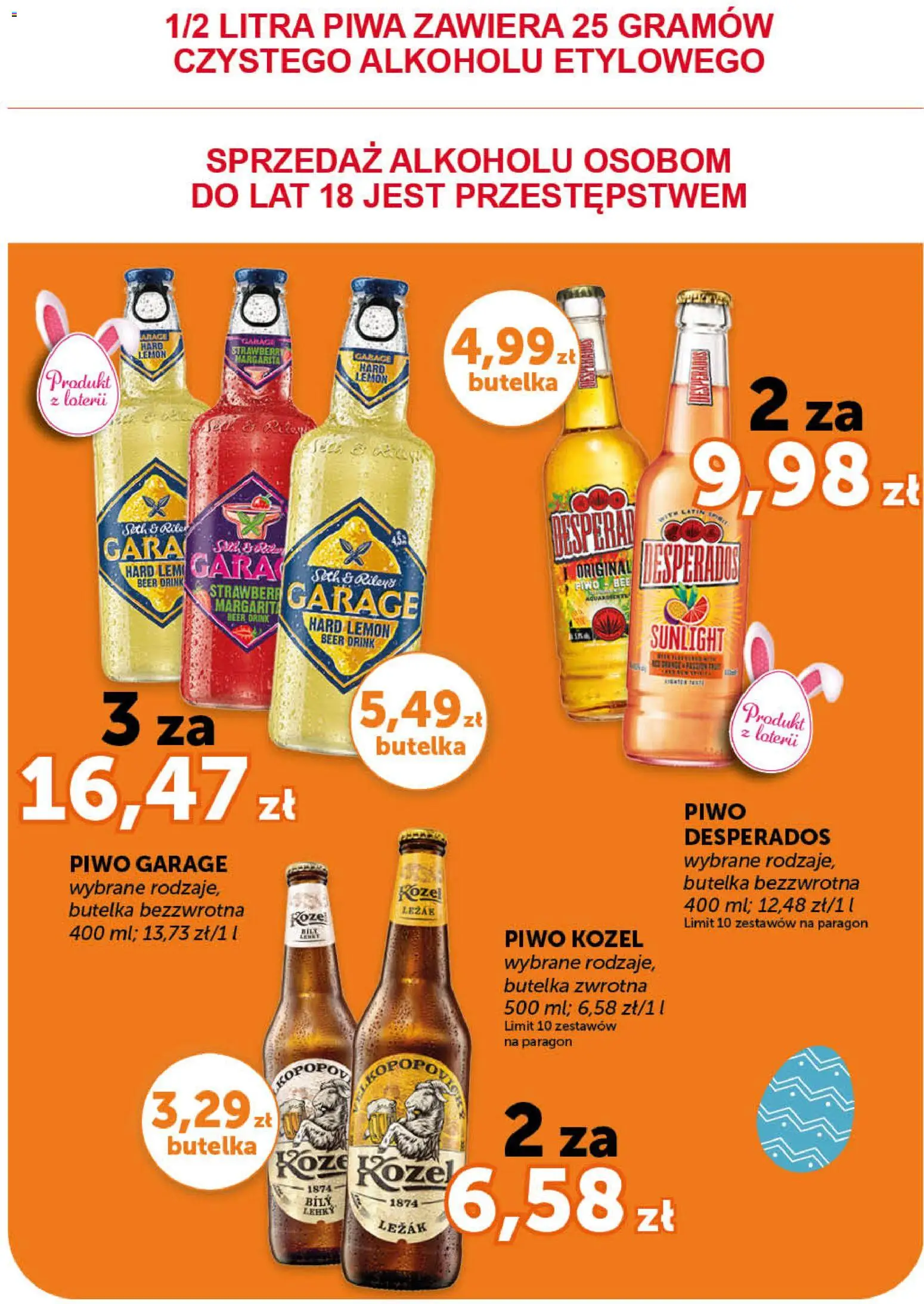 ABC gazetka - Minimarket od 02.04.2026 | Strona: 10 | Produkty: Leżak, Piwo Desperados, Piwo, Piwo kozel