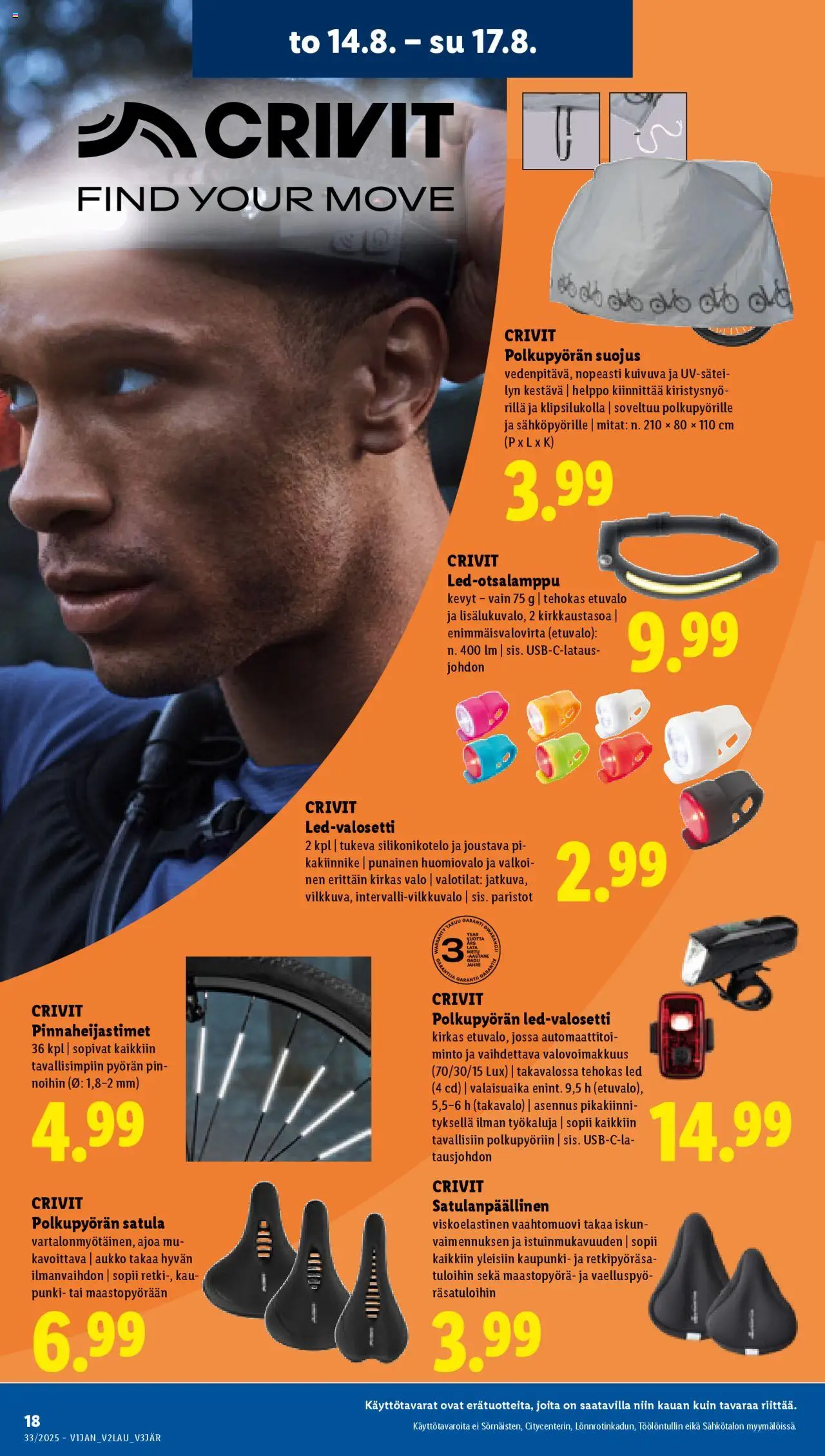  | Sivu: 20 | Tuotteet: Maastopyörä, Paristot