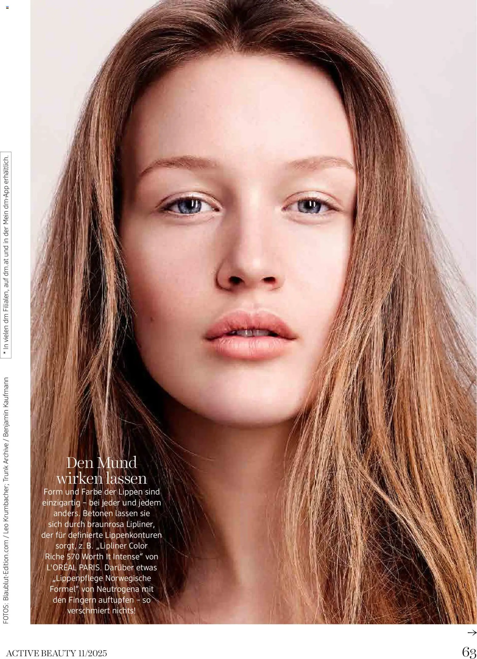 dm drogerie markt Active Beauty Magazin 11/2025 gültig ab 01.11.2025 | Seite: 63