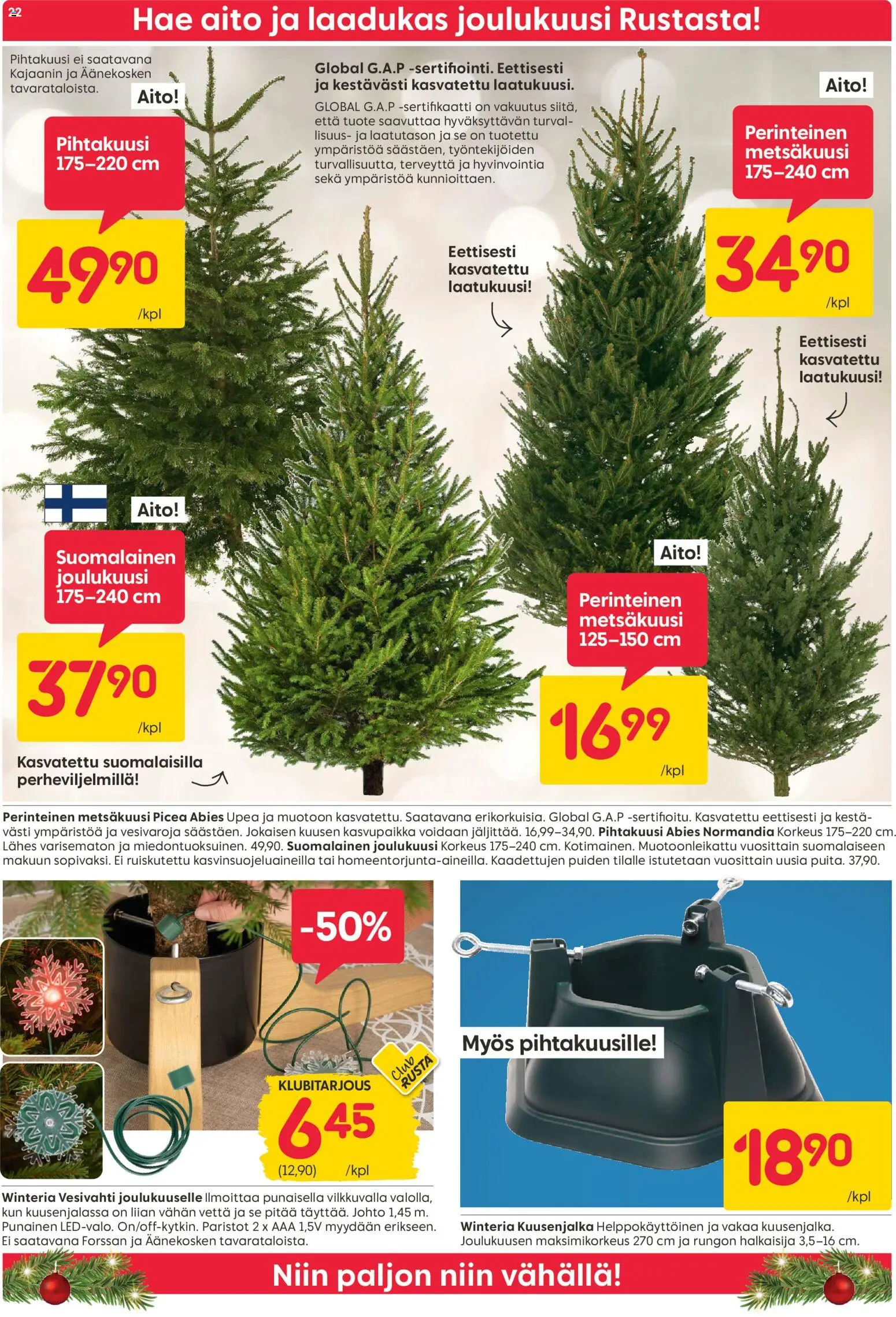 Rusta - Black Friday – voimassa 24.11.2025 alkaen | Sivu: 22 | Tuotteet: Paristot