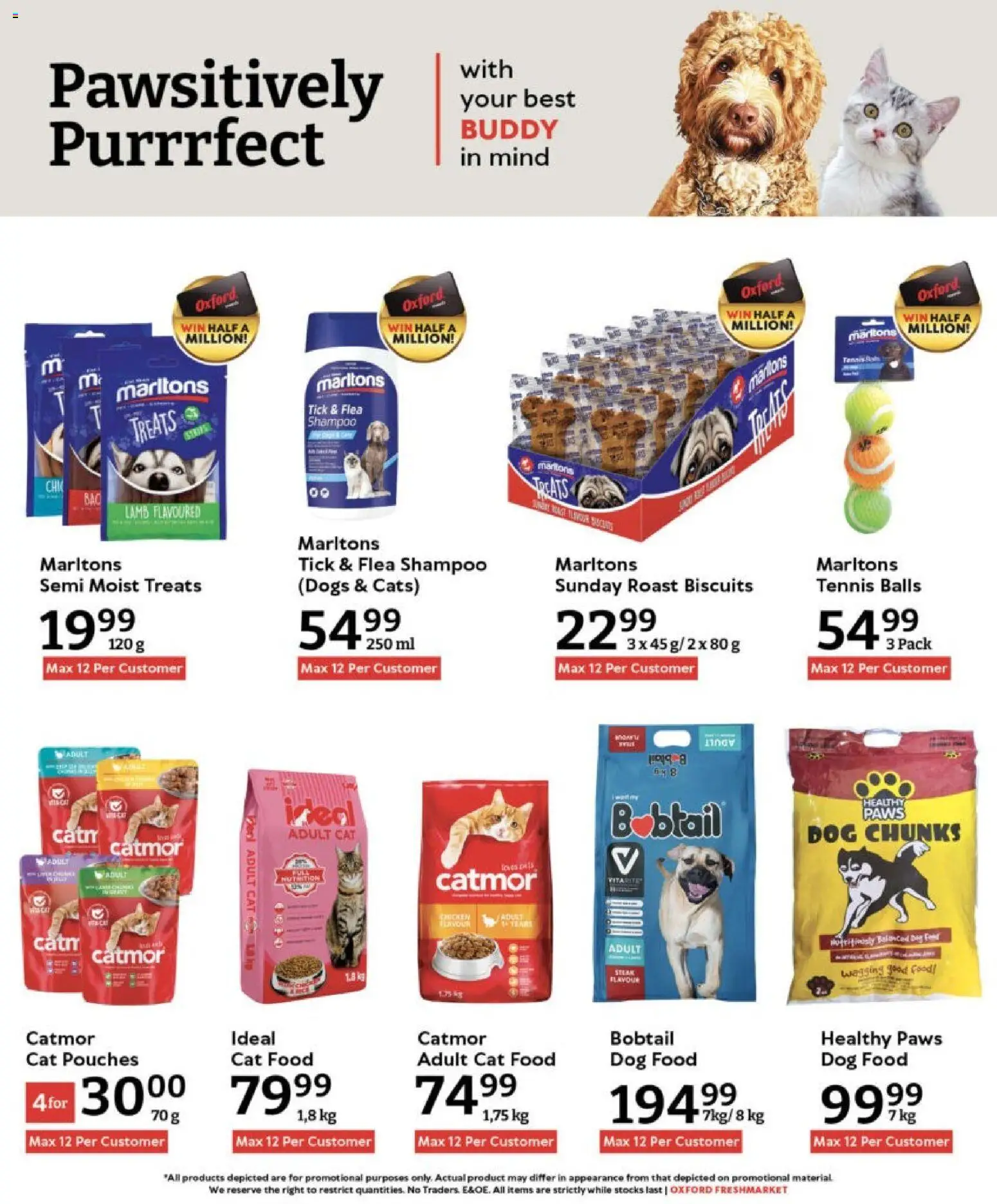 New Oxford Freshmarket catalogue – valid from 29.10.2025 | Page: 24 | Products: Biscuits, Shampoo, Cat food, Dog food