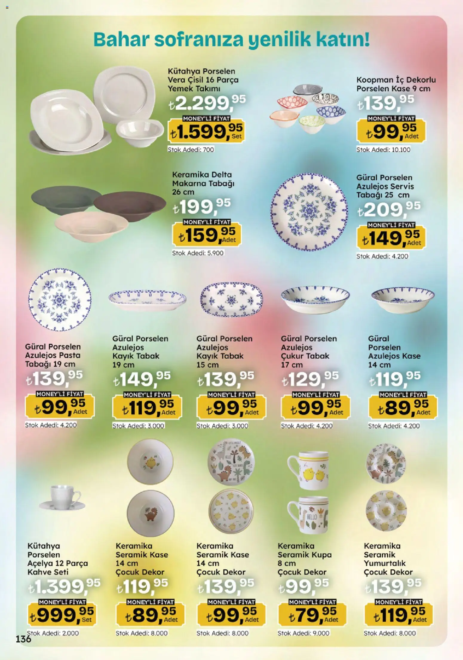Migros Katalog - 5M Migroskop Dijital - 16.04.2026 tarihinden itibaren geçerlidir | Sayfa: 136 | Ürünler: Kaşe, Yemek takımı, Kahve, Makarna