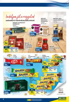 Metro Akciós újság - amely érvényes a következő dátumtól: 01.12.2025 | Oldal: 9 | Termékek: Kávékapszula, Doboz, Kávé, Csokoládé