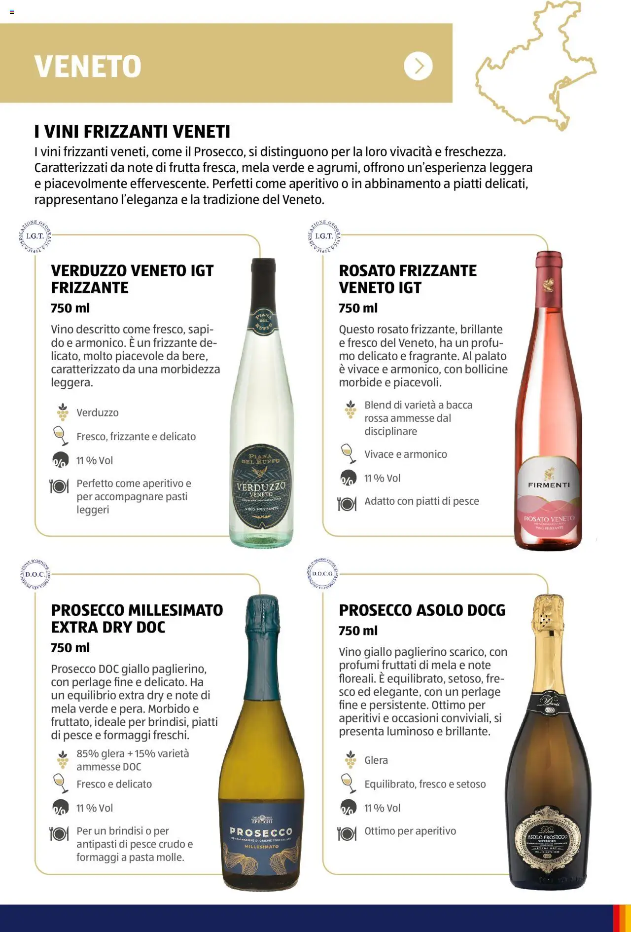 Volantino Aldi del 05.11.2024 | Pagina: 42 | Prodotti: Pesce, Prosecco, Pasta, Aperitivo