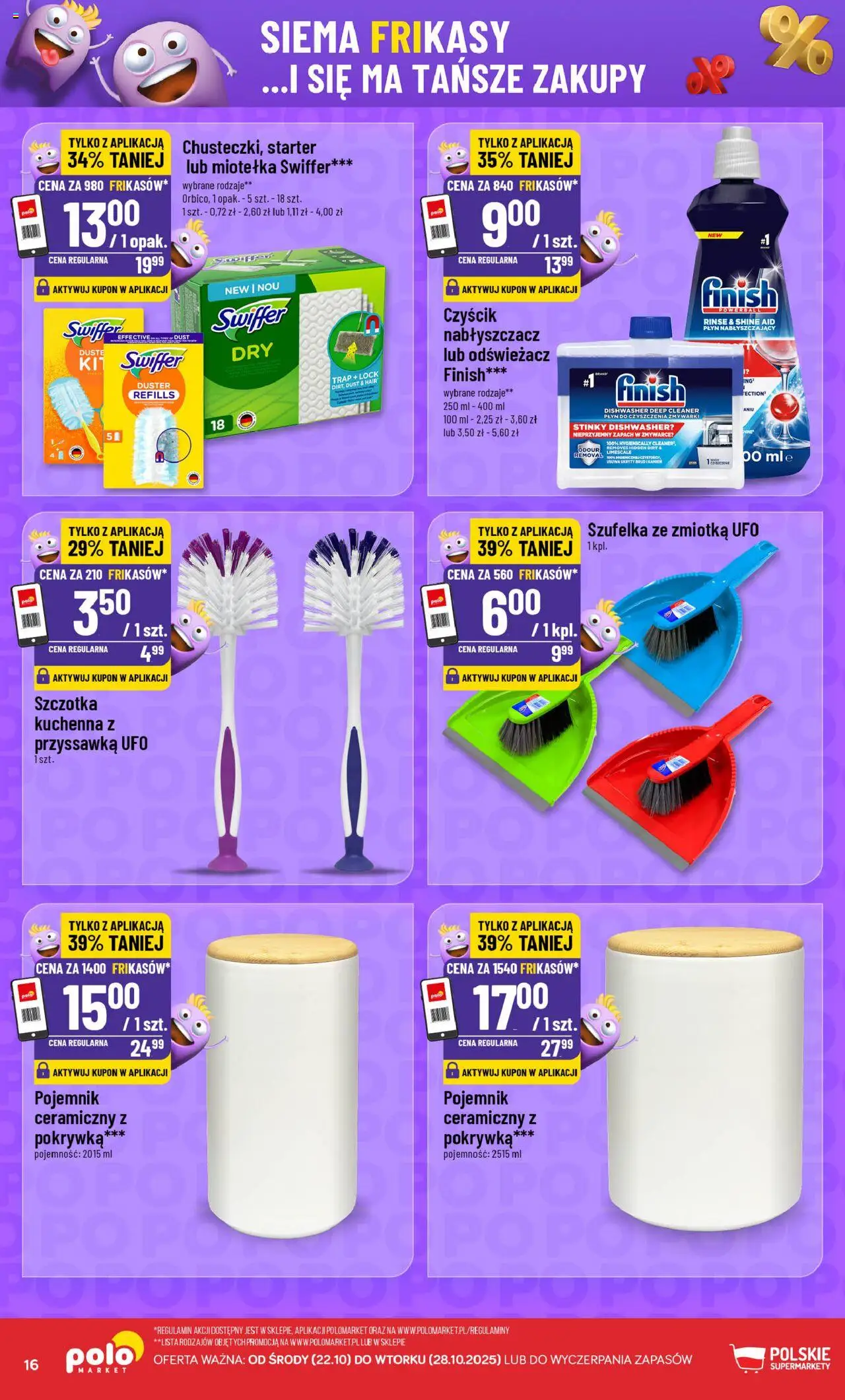 POLOmarket Gazetka - Frikasowe Hity od 22.10.2025 | Strona: 16 | Produkty: Starter, Cleaner, Szczotka, Finish