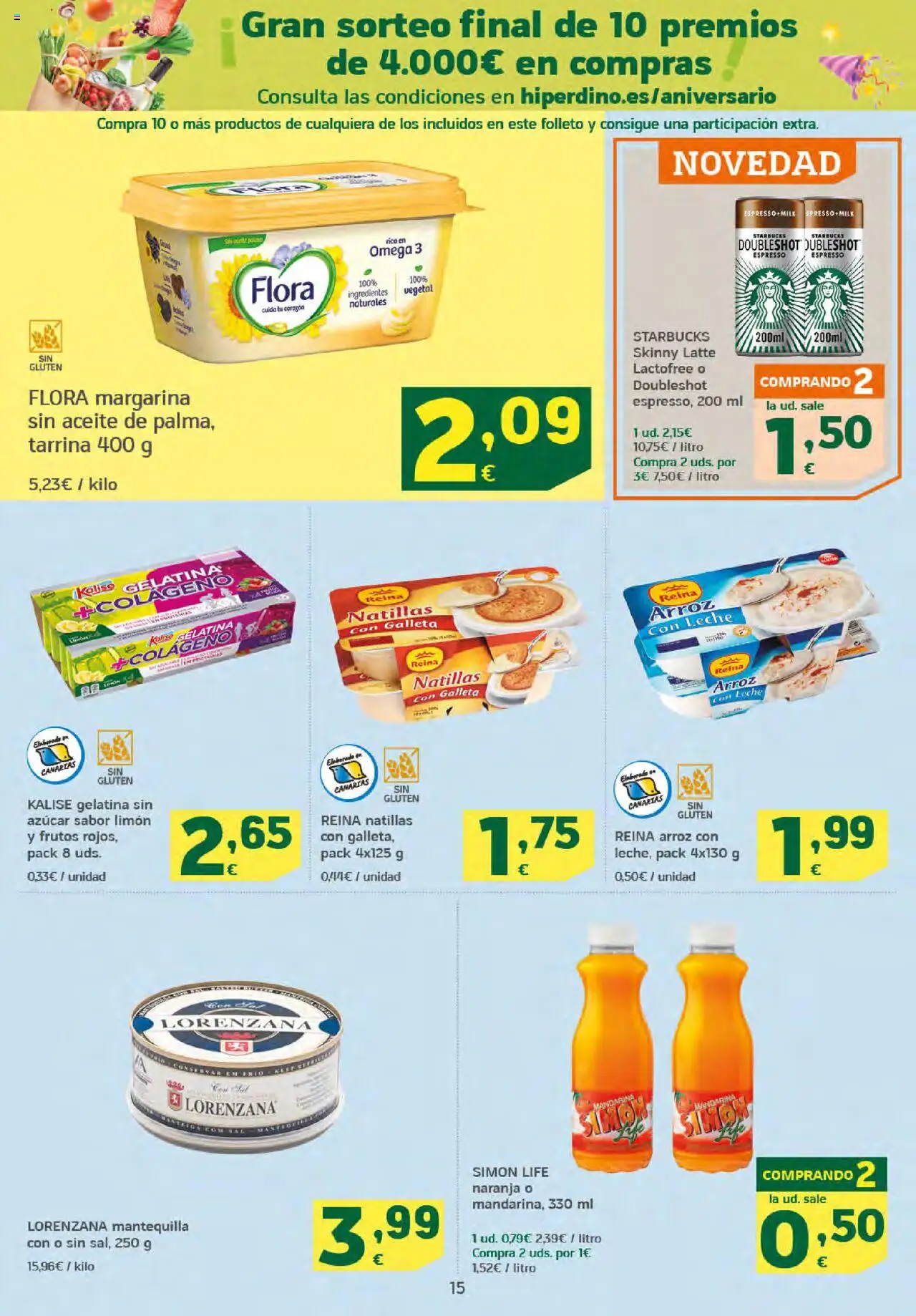 HiperDino folleto │ válido desde el 25.09.2025 | Página: 15 | Productos: Δοχείο φοντί, Κρεμάστρα, Leche, Margarina