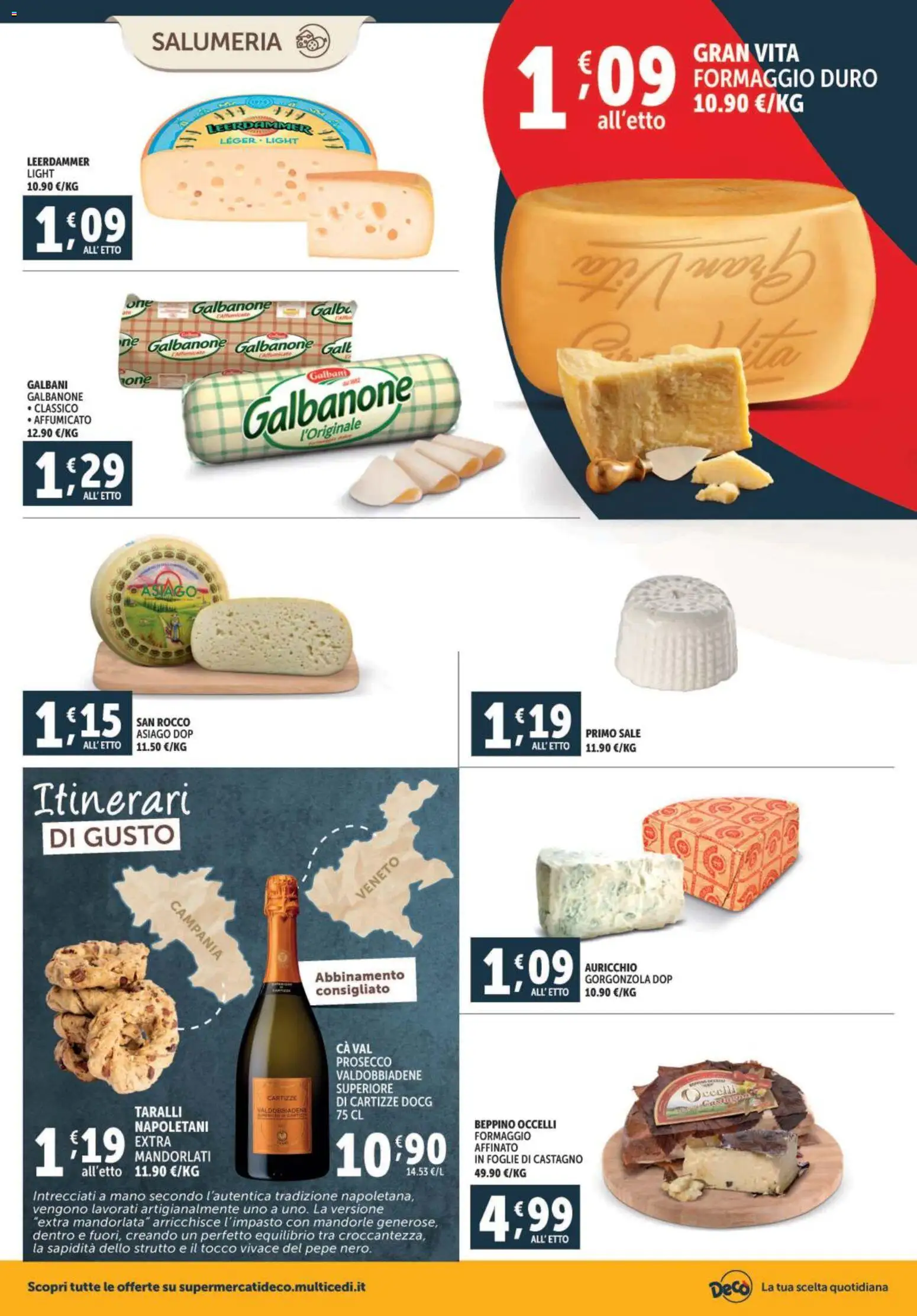 Volantino Decò del 28.10.2025 | Pagina: 2 | Prodotti: Prosecco, Pepe, Mandorle, Taralli